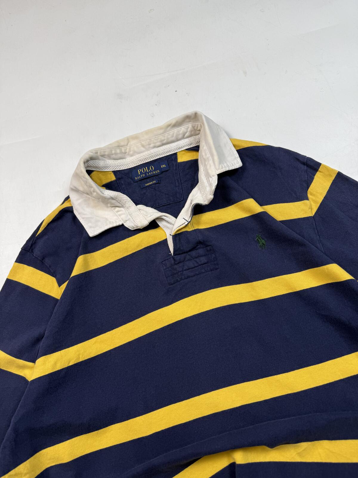 Polo Ralph Lauren striped rugby polo shirt (XXL)