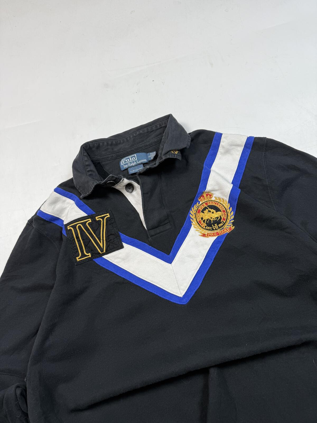 Vintage Polo Ralph Lauren challenge cup rugby polo (L)