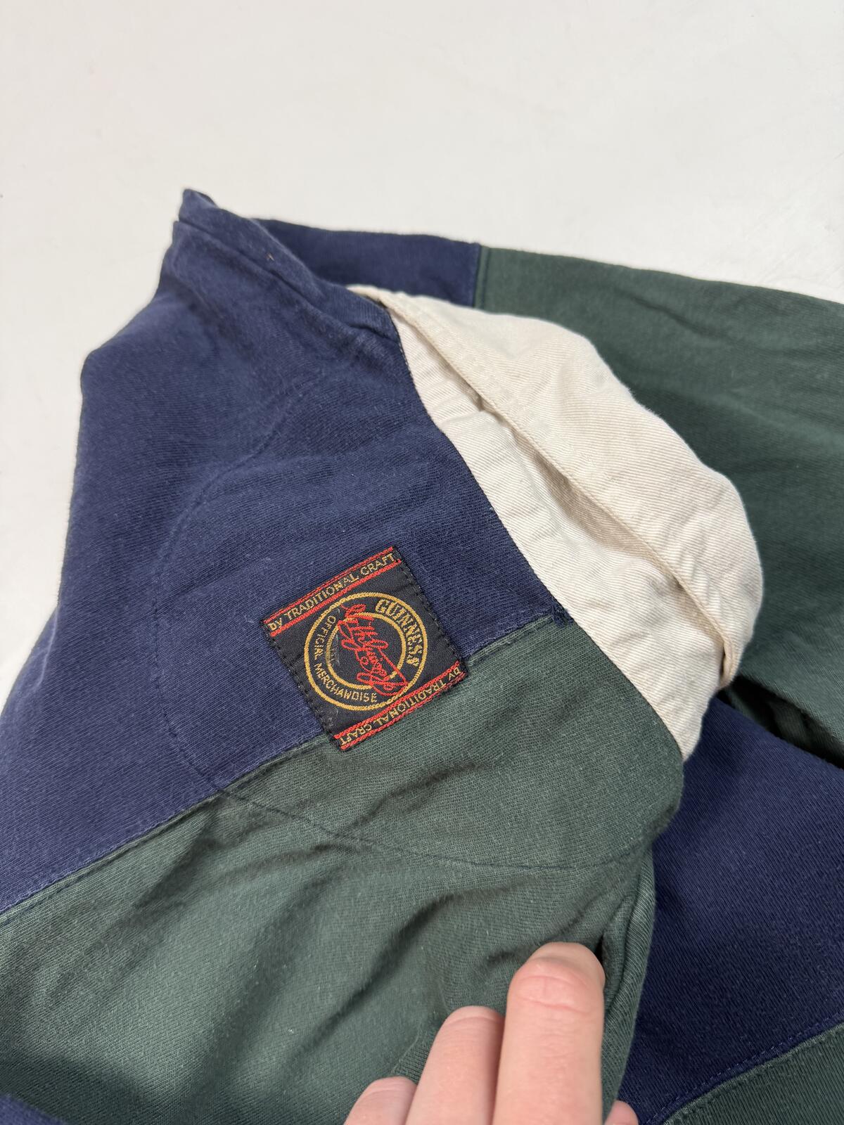 Vintage 90s Guinness rugby polo shirt (XXL)