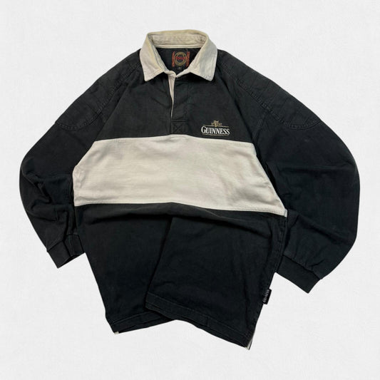 Vintage Guinness beer rugby polo shirt