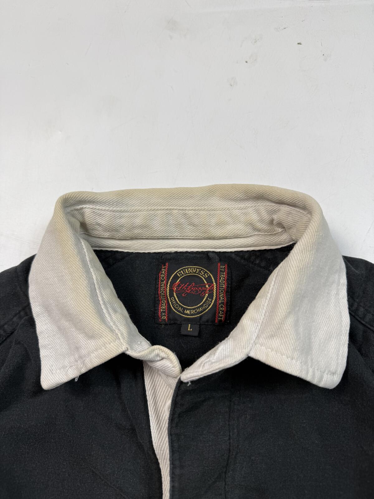 Vintage Guinness beer rugby polo shirt