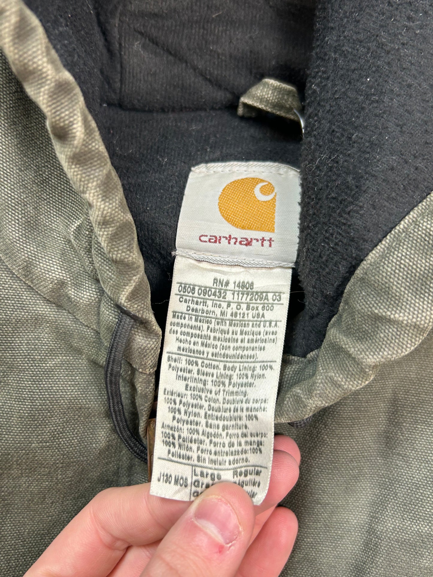 Vintage Carhartt hooded active jacket (L)