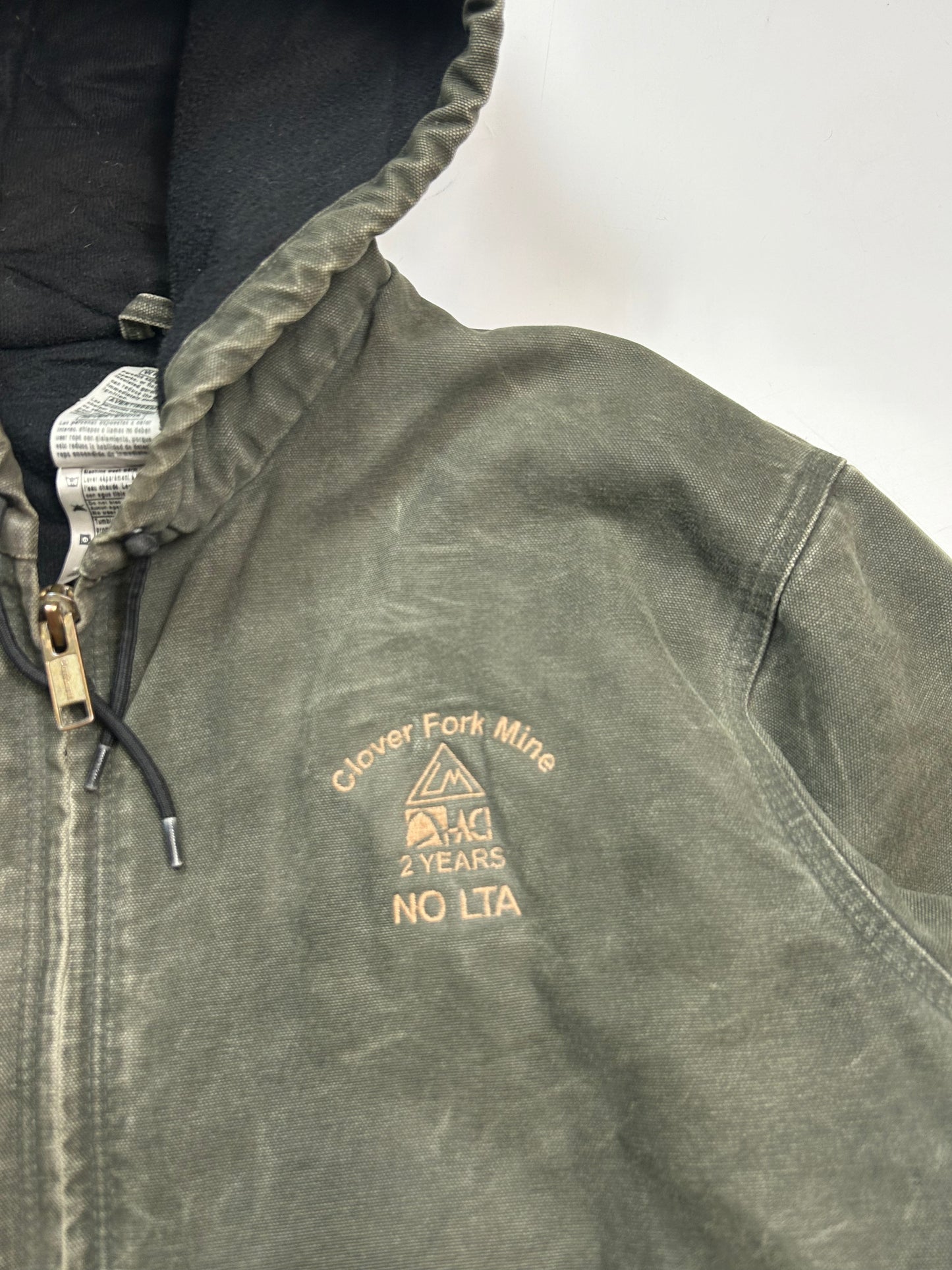 Vintage Carhartt hooded active jacket (L)