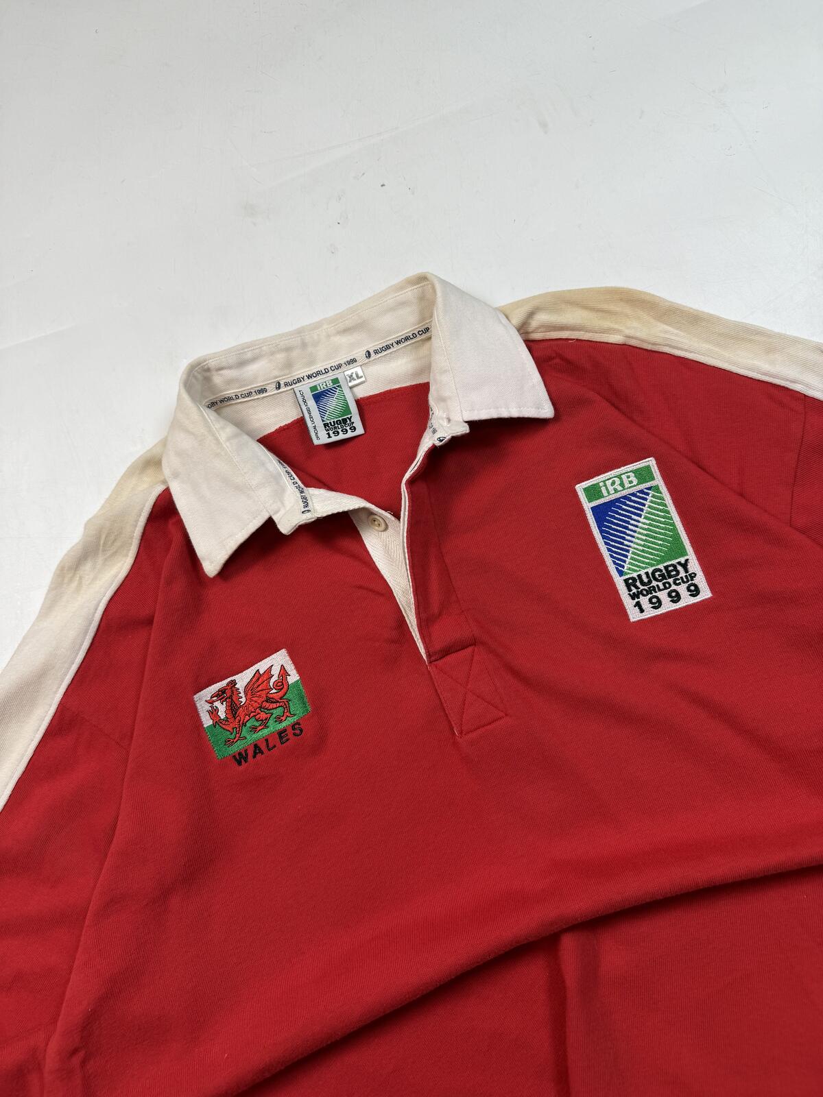 Vintage Wales 1999 world cup rugby union shirt (XL)