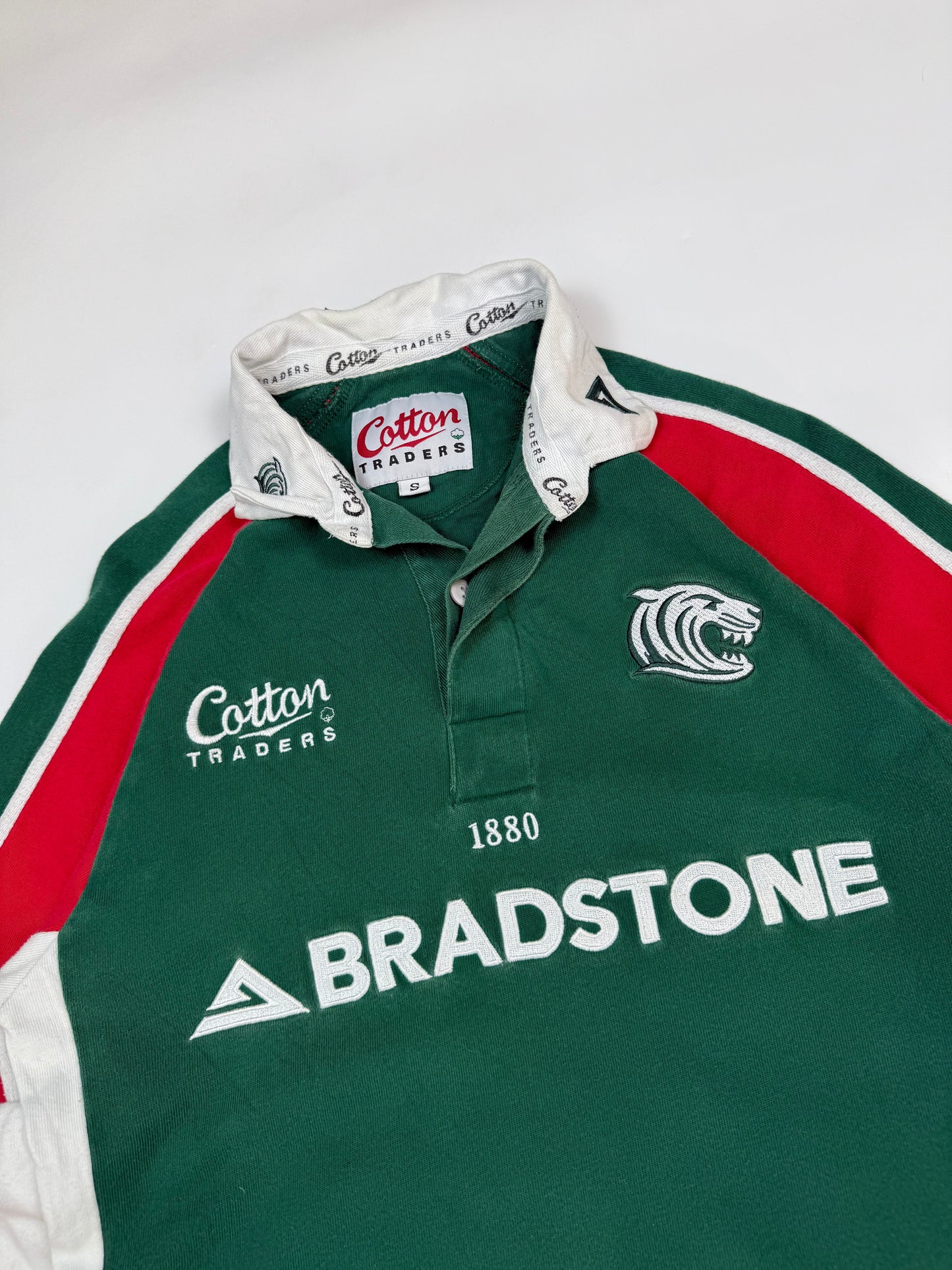 Vintage Leicester Tigers 2003/04 Cotton Traders rugby shirt (S)