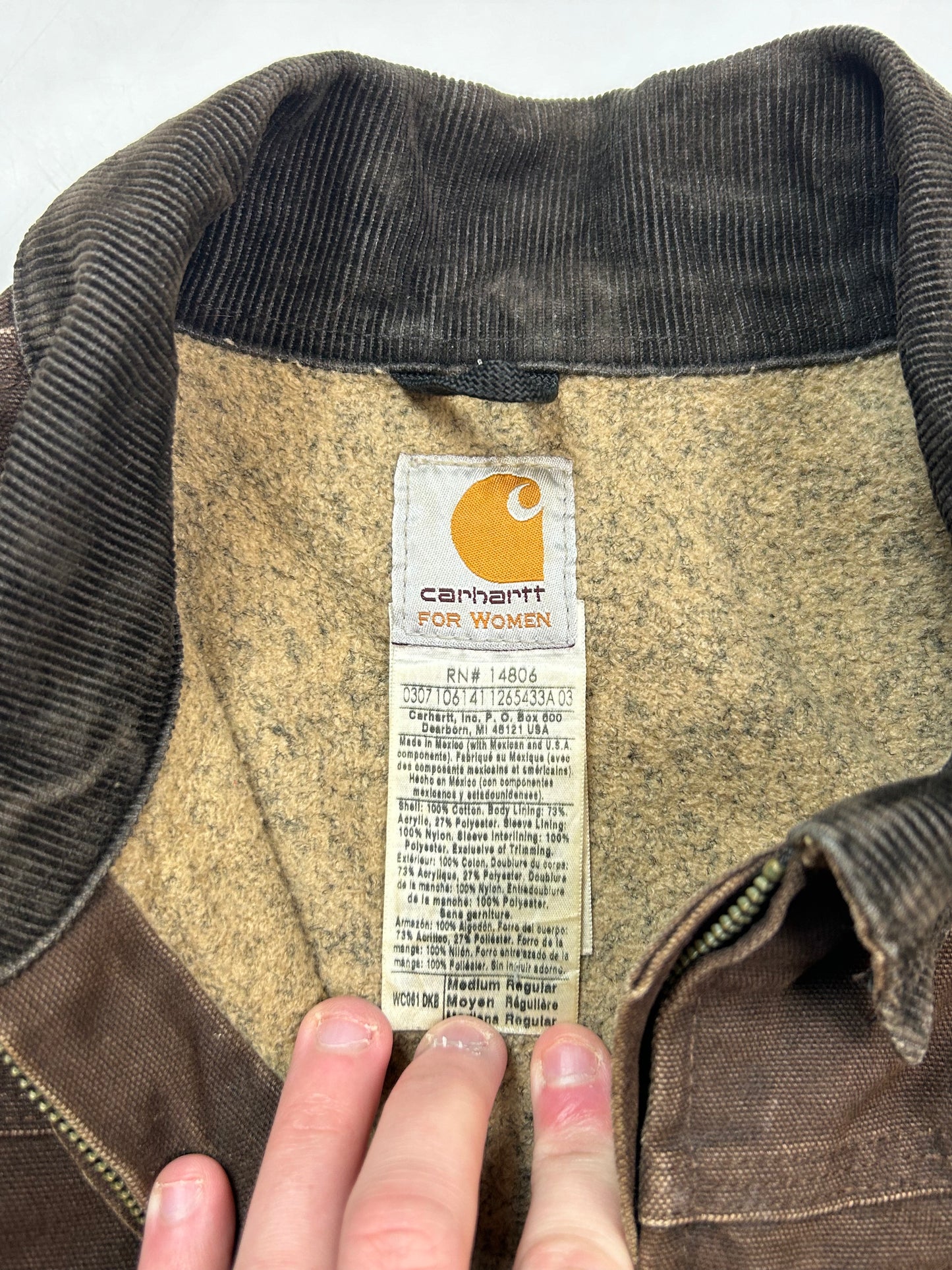 Vintage Women's Carhartt workwear jacket (M)