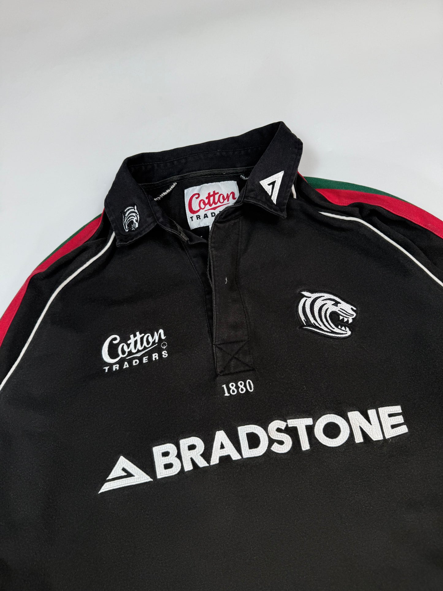 Vintage Leicester Tigers 2004/05 Cotton Traders rugby shirt (L)