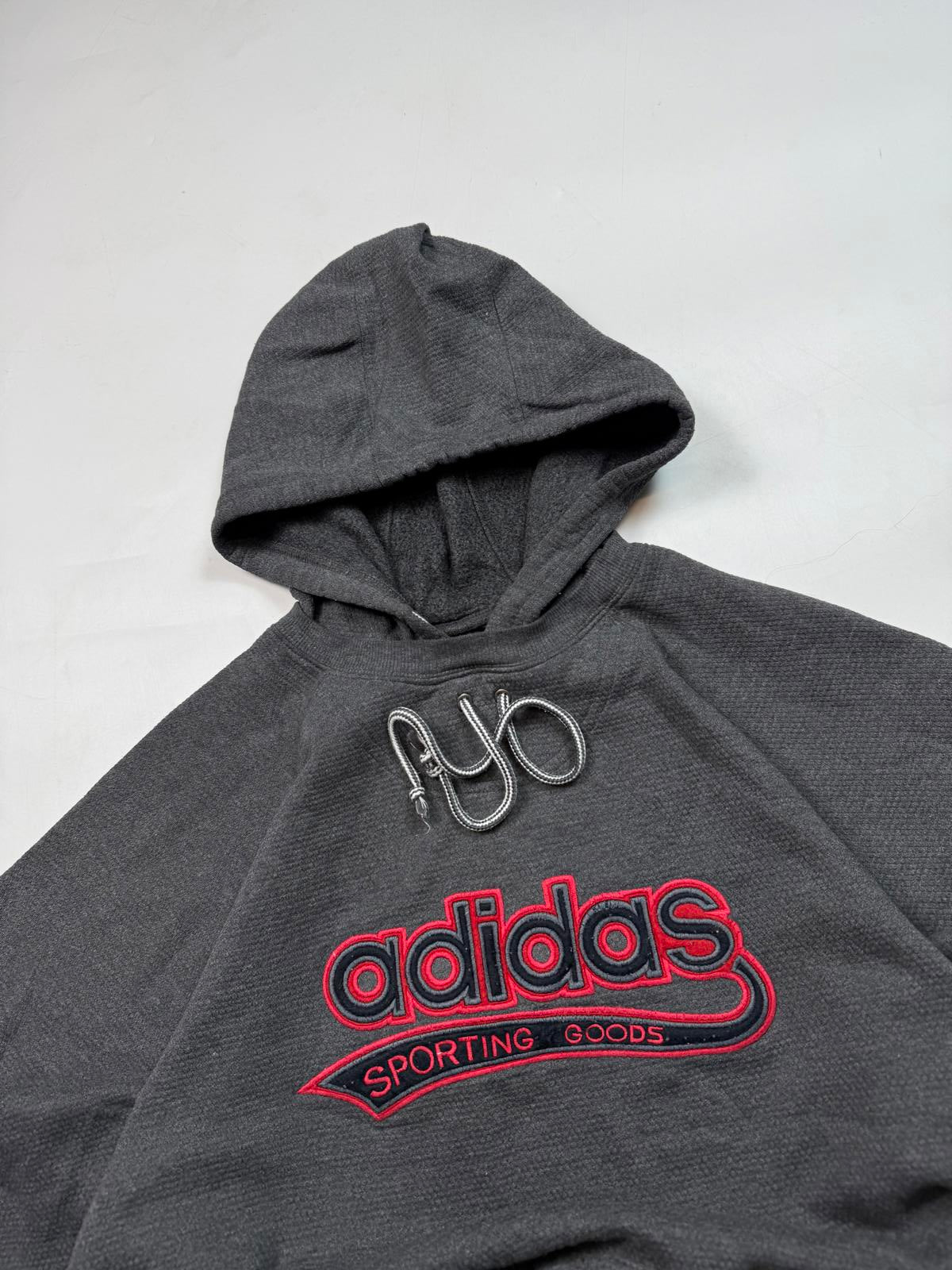 Vintage 90s adidas originals spell out hoodie (M)
