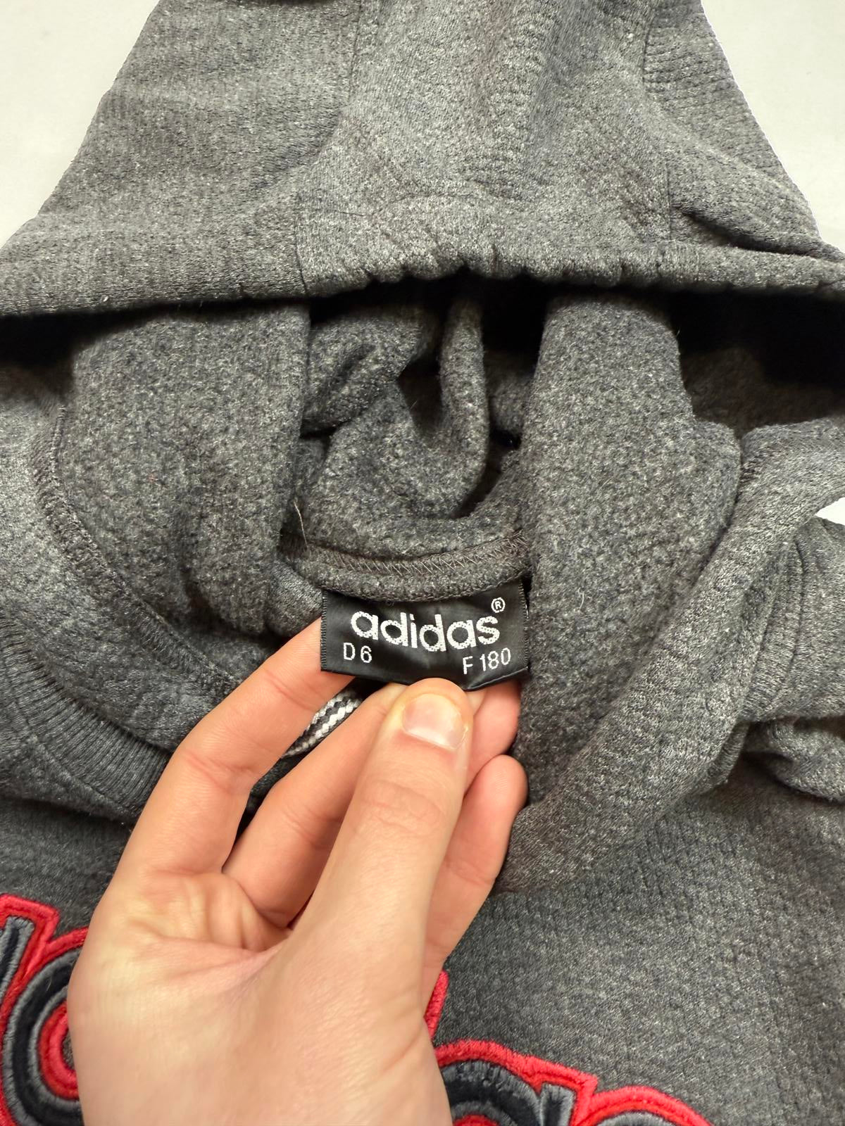 Vintage 90s adidas originals spell out hoodie (M)