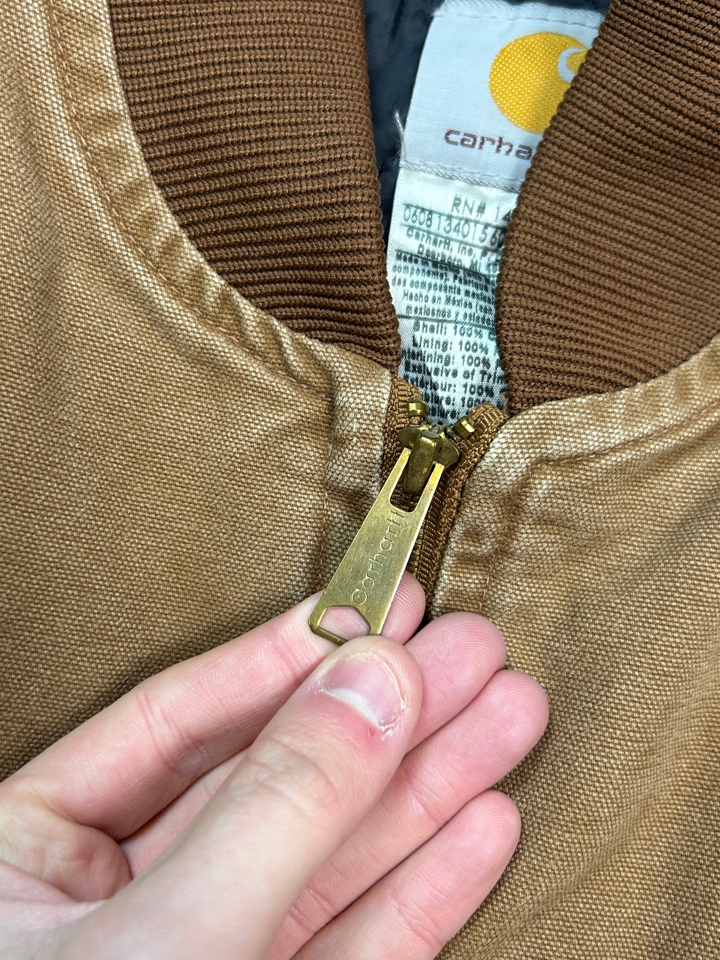 Vintage Carhartt workwear gilet vest jacket (L)