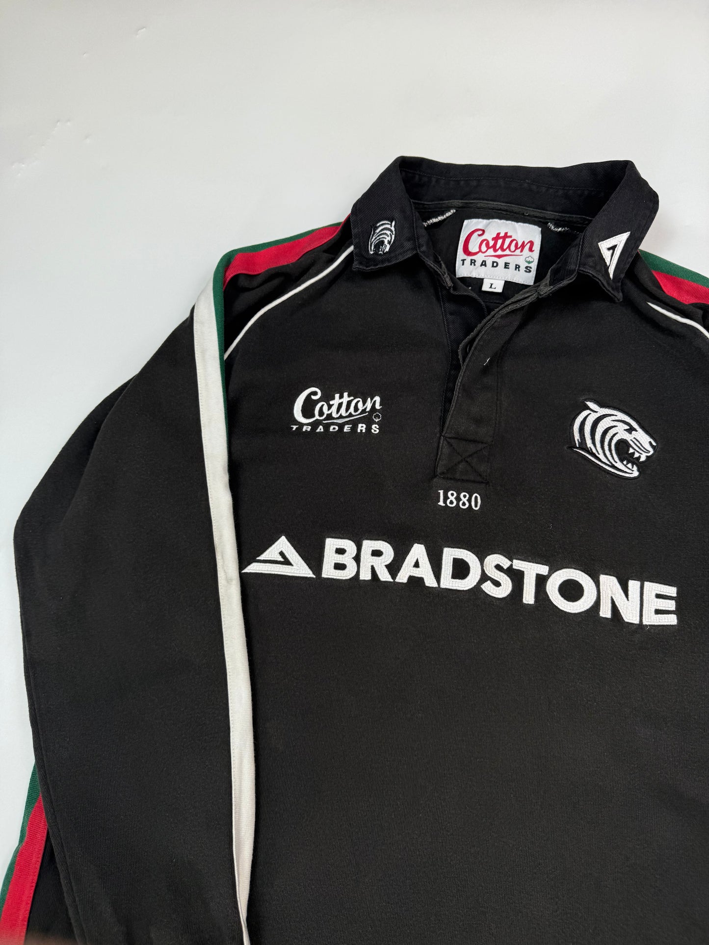 Vintage Leicester Tigers 2004/05 Cotton Traders rugby shirt (L)