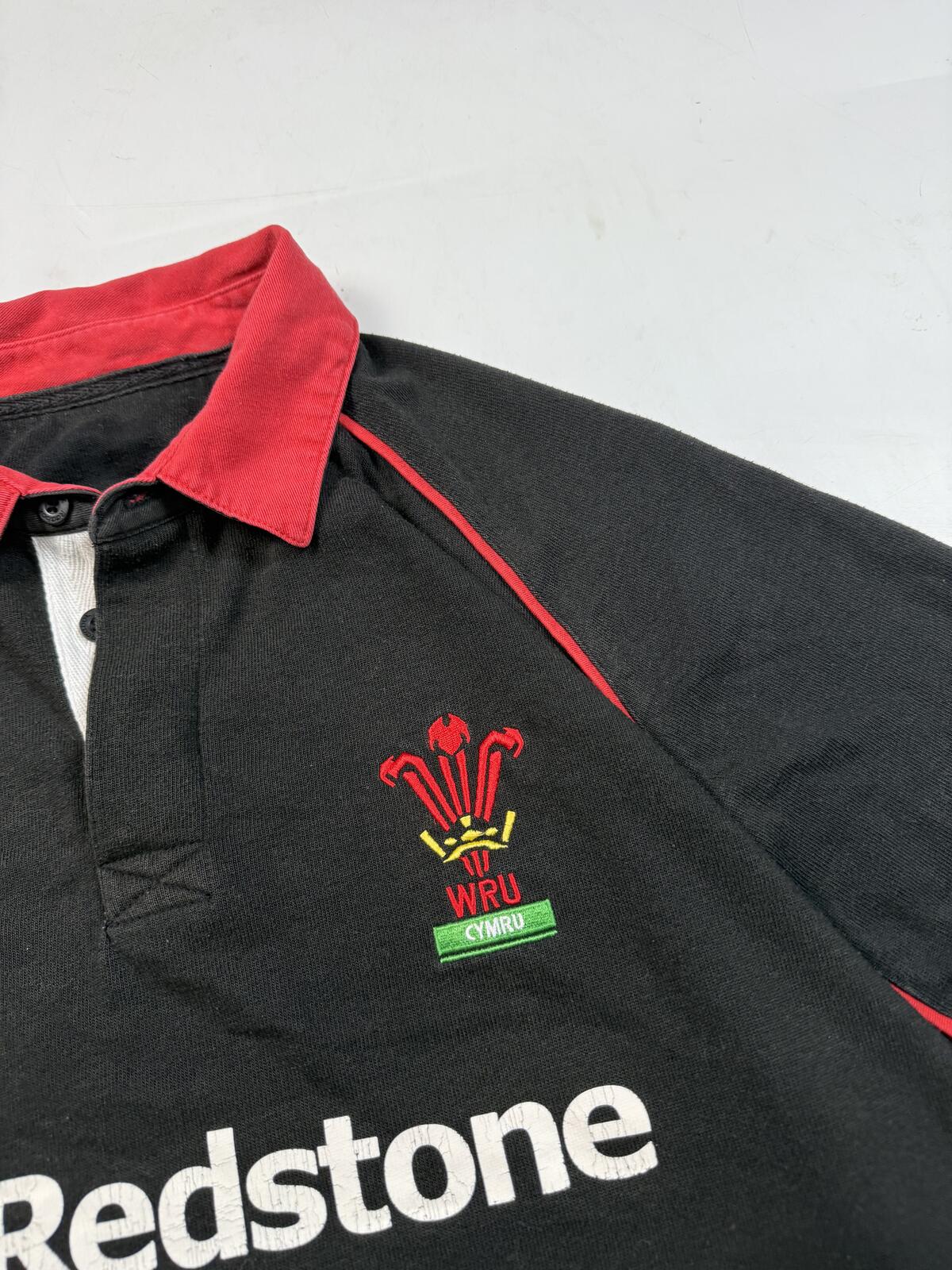 Vintage Wales 2002-04 Reebok away rugby union shirt (L)