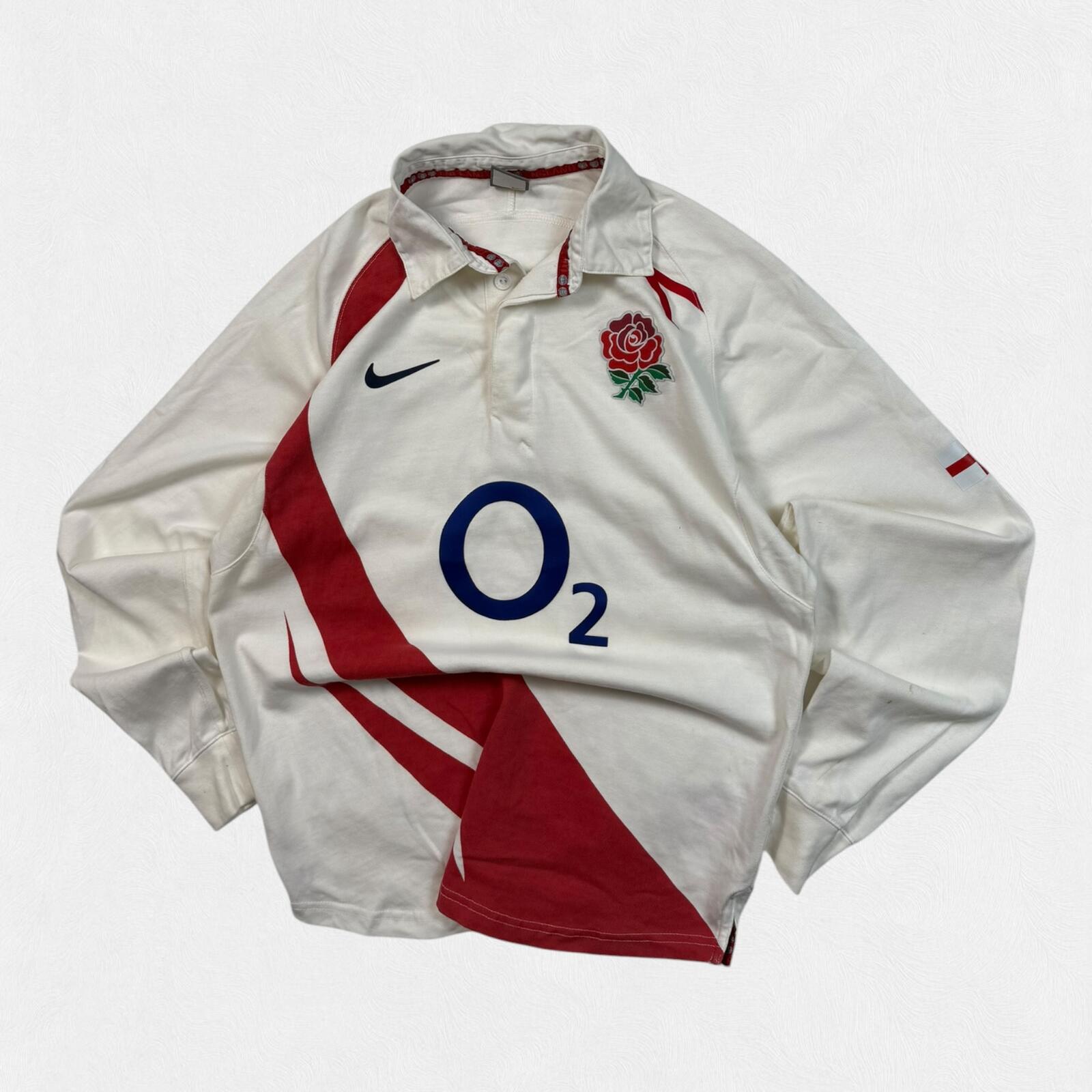 Vintage England 2007-09 Nike home rugby union shirt (XL)