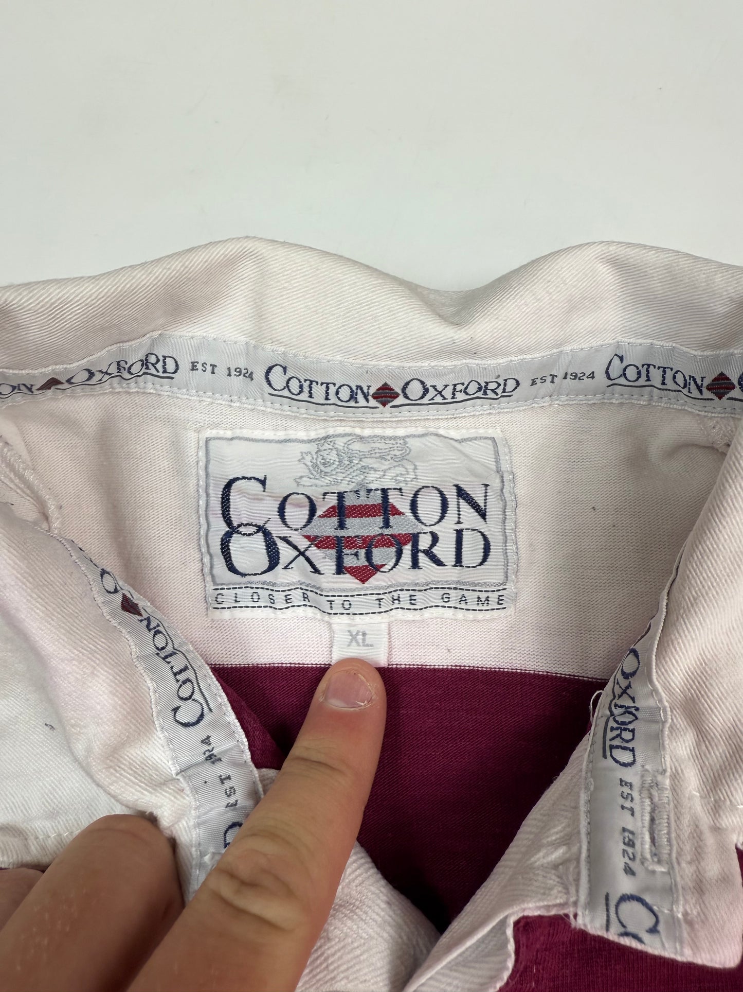 Vintage Watsonians 1997/98 Cotton Oxford rugby shirt (XL)