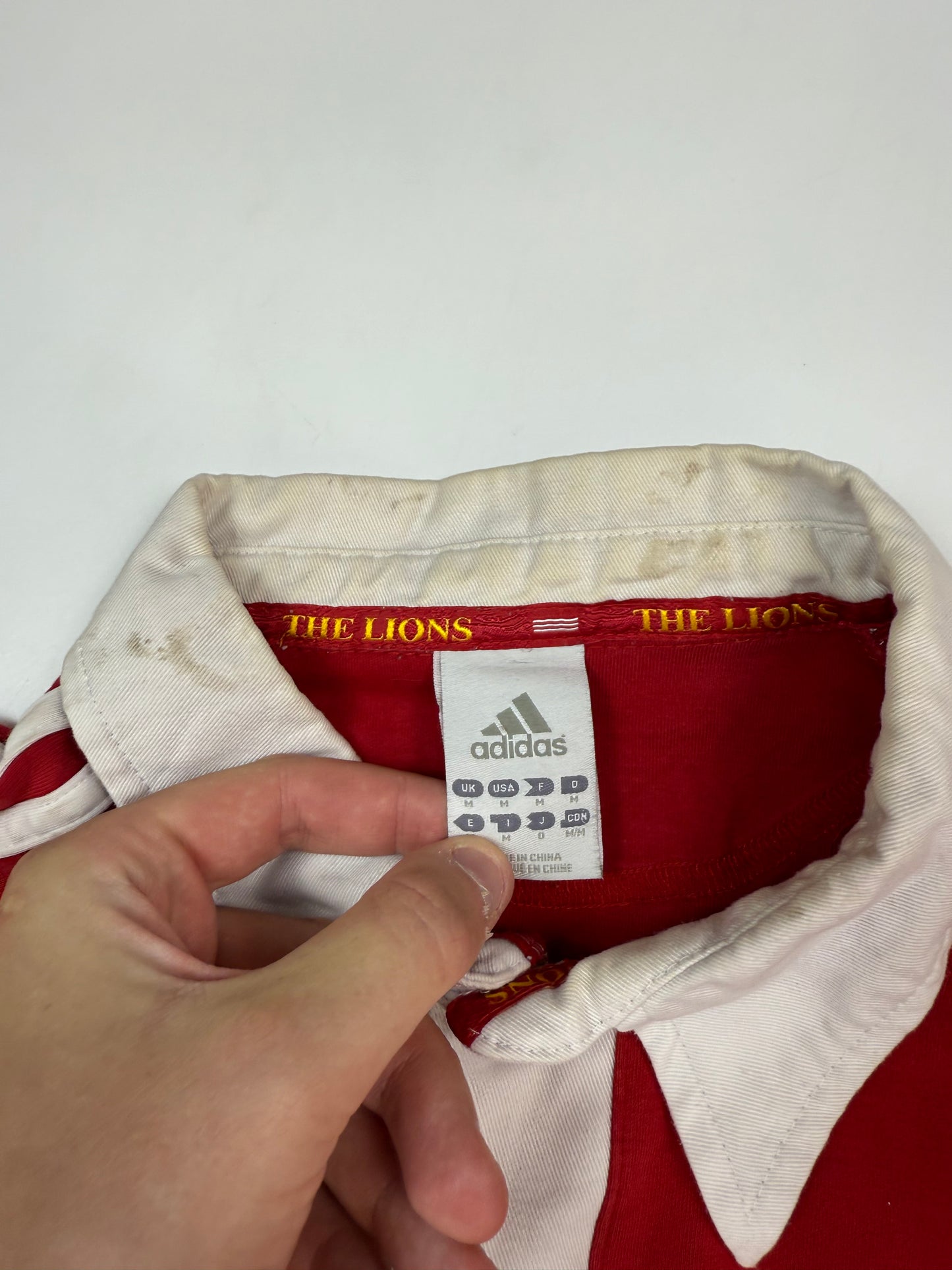 British & Irish Lions 2009 Adidas  rugby union shirt (M)