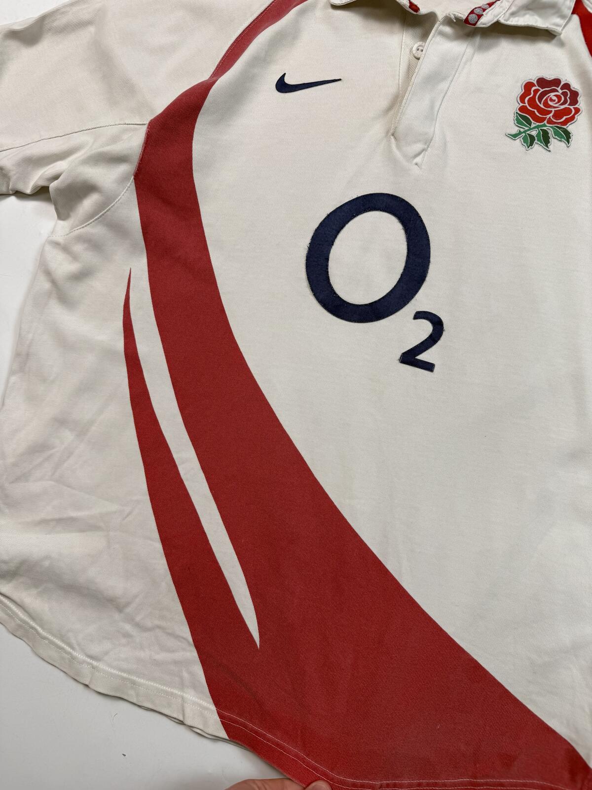 Vintage England 2007-09 Nike home rugby union shirt (XXL)