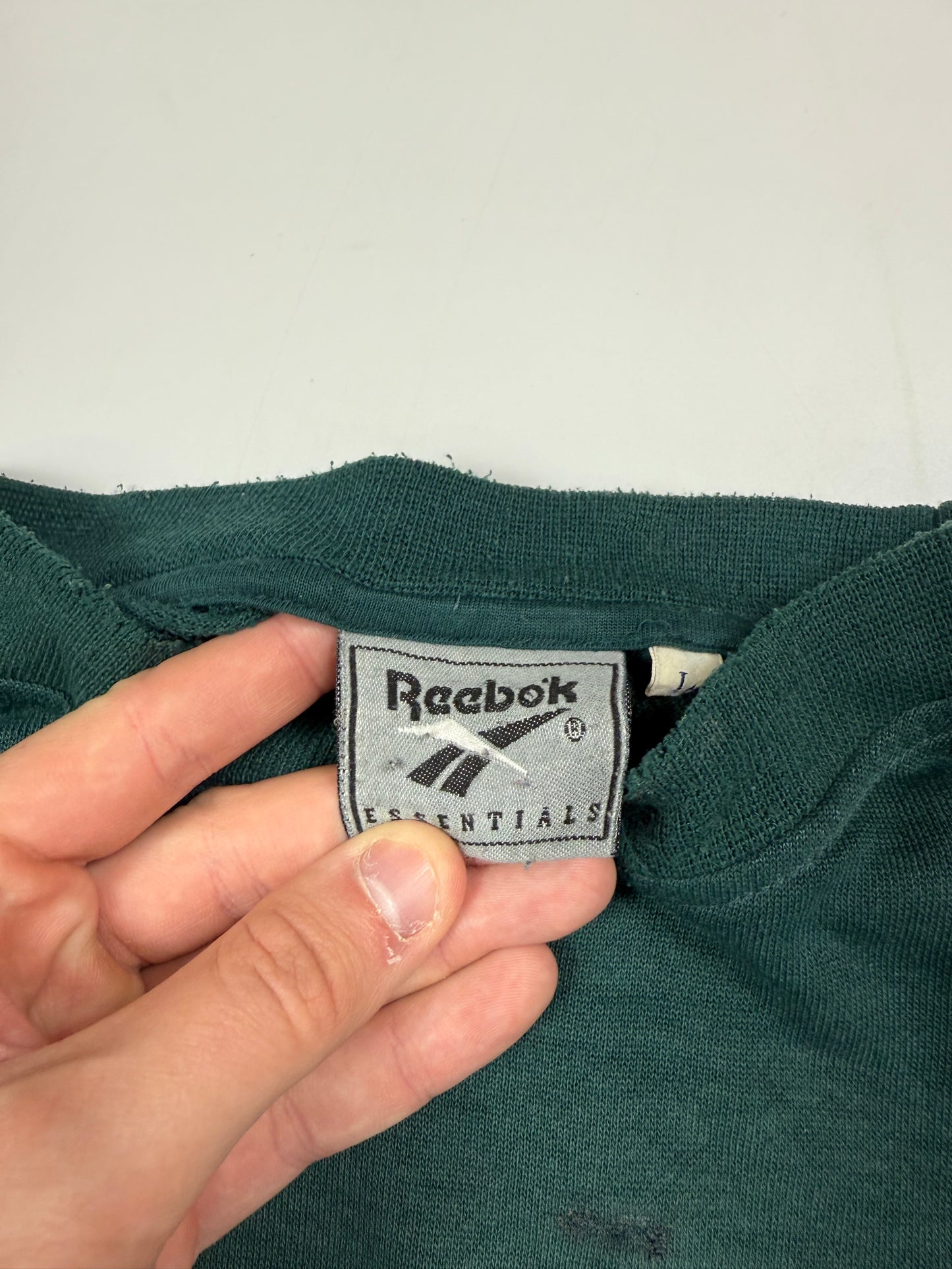 Vintage 90s Reebok essentials spell out sweatshirt (L)