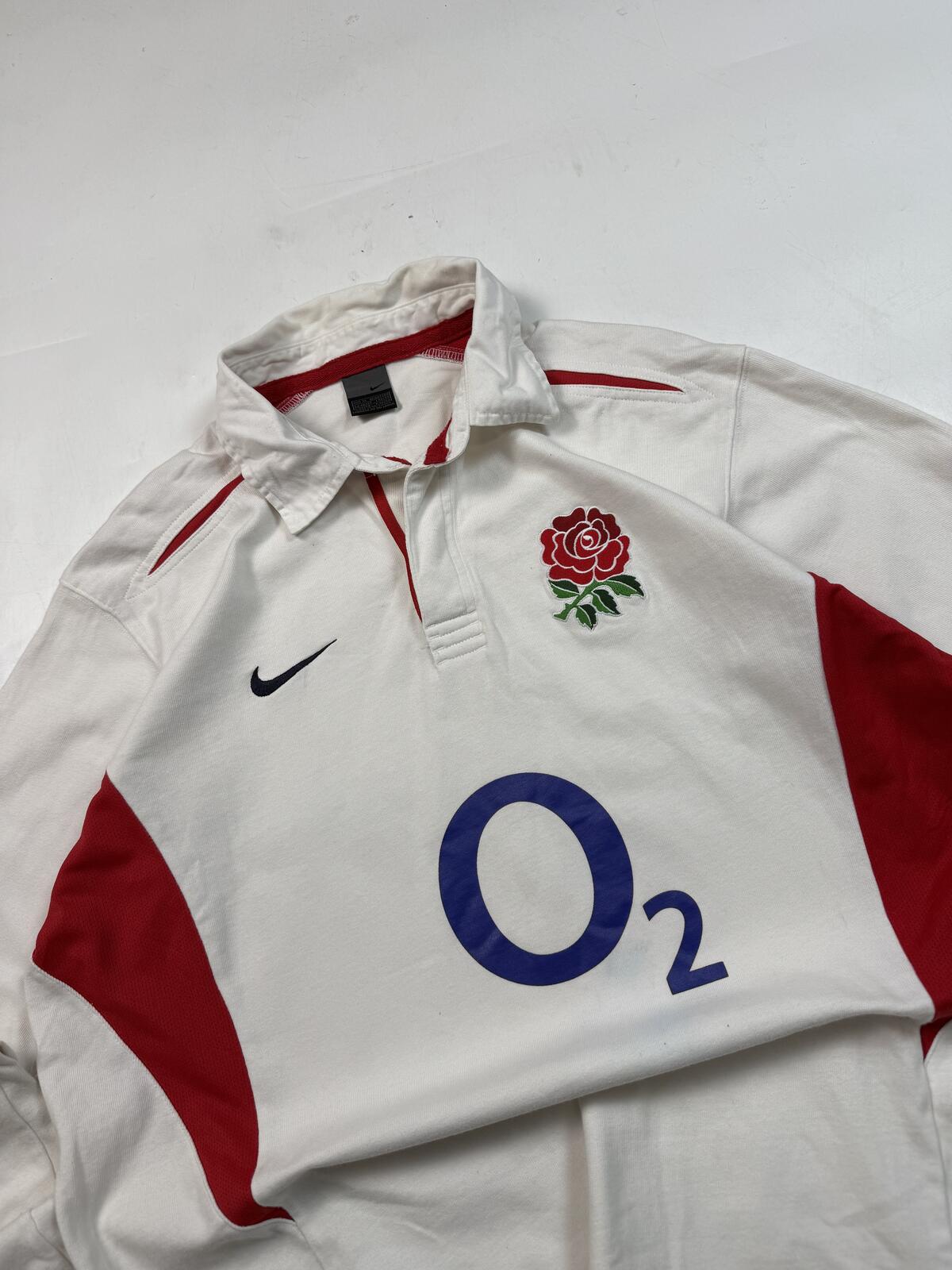 Vintage England 2003-05 Nike home rugby union shirt (XL)