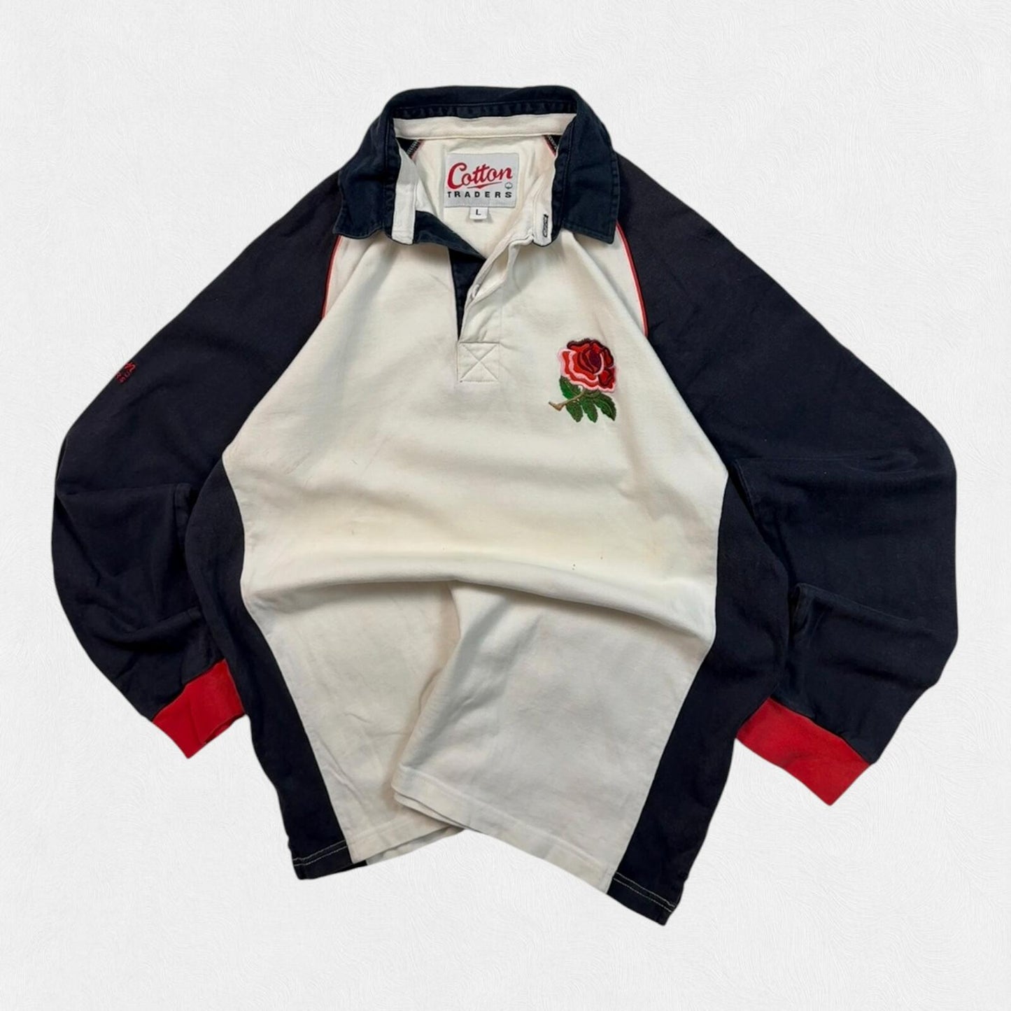 Vintage 90s England 1995/96 Cotton Traders rugby shirt (L)