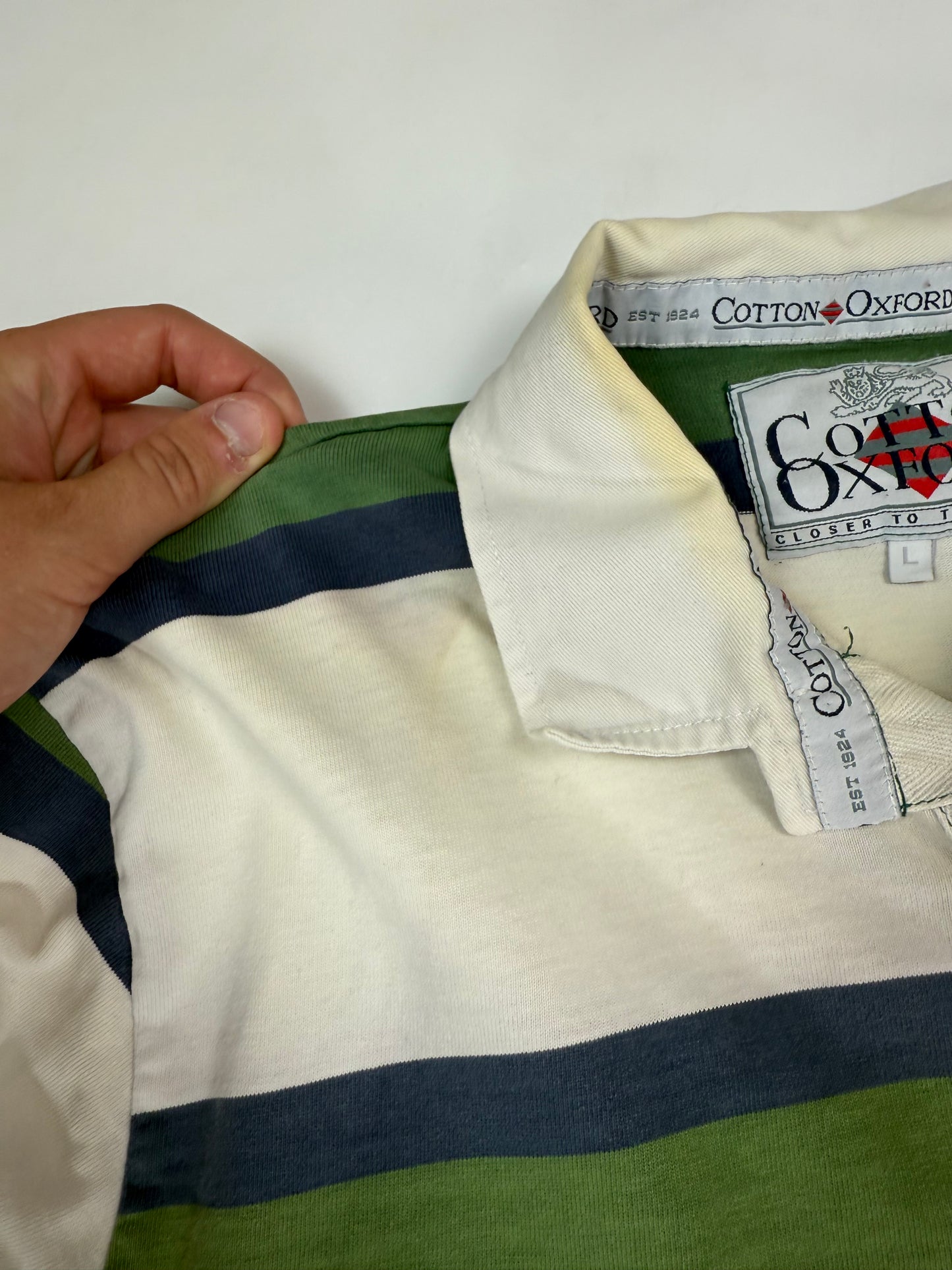 Vintage Nottingham 1996/97 Cotton Oxford rugby shirt (L)