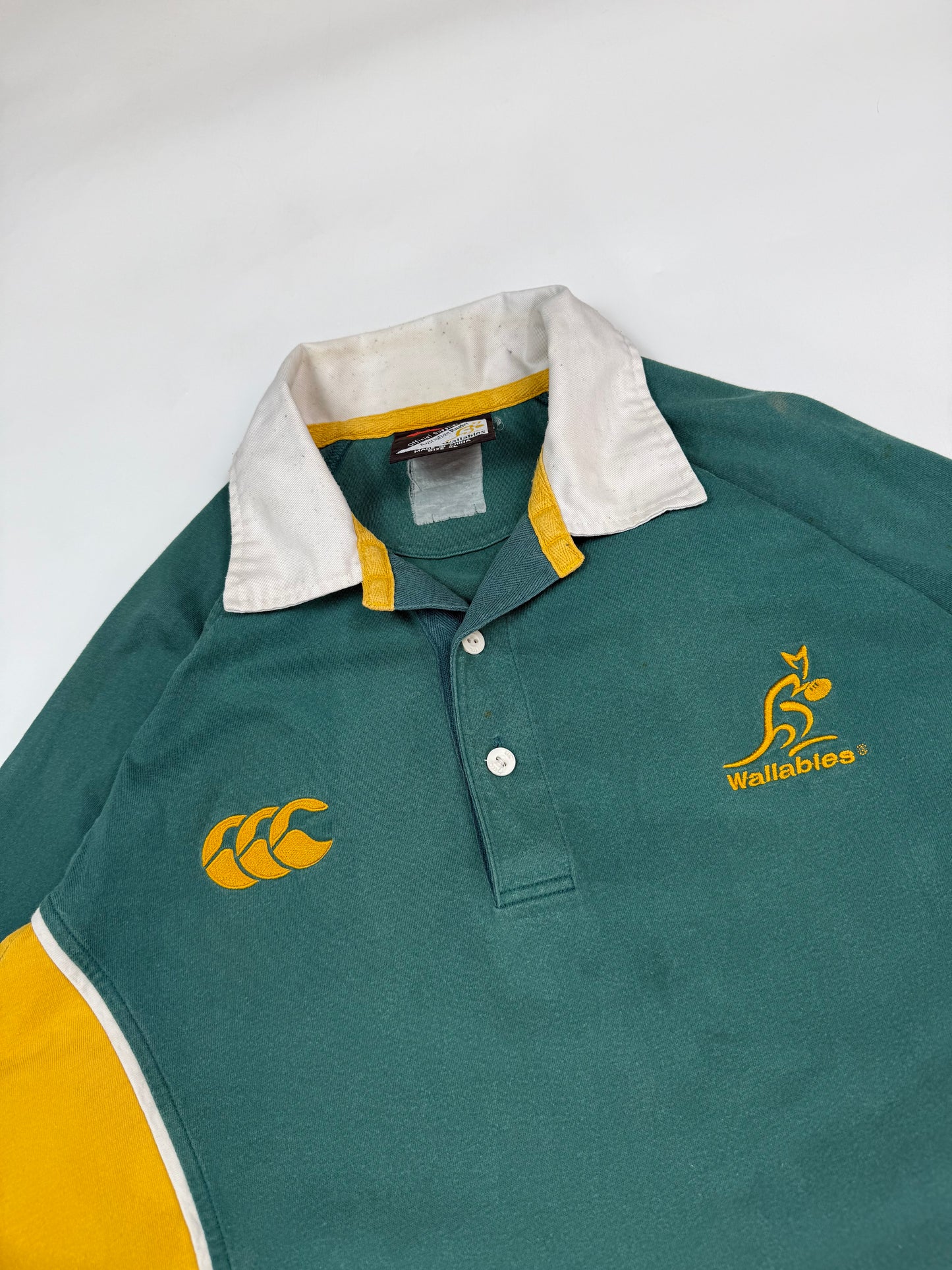 Vintage Australia Wallabies 1996/97 Canterbury training rugby shirt (XL)