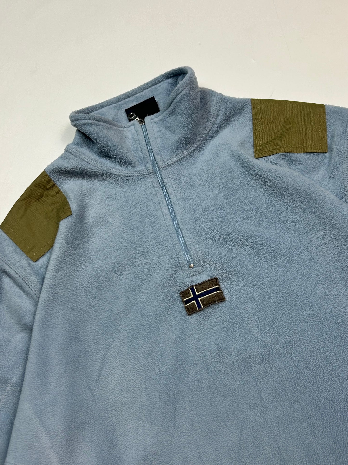 Vintage Napapijri quarter zip fleece (XL)