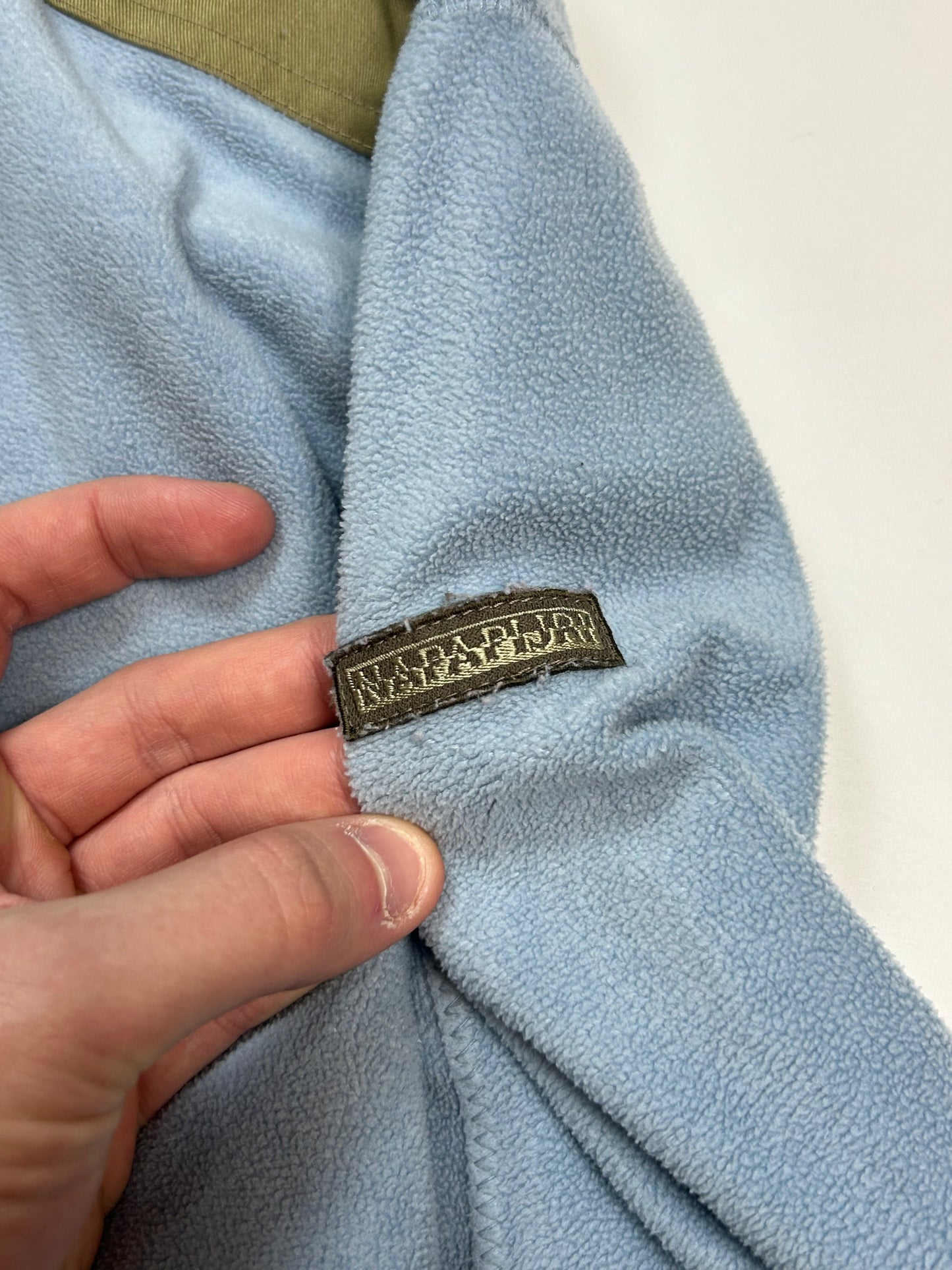 Vintage Napapijri quarter zip fleece (XL)