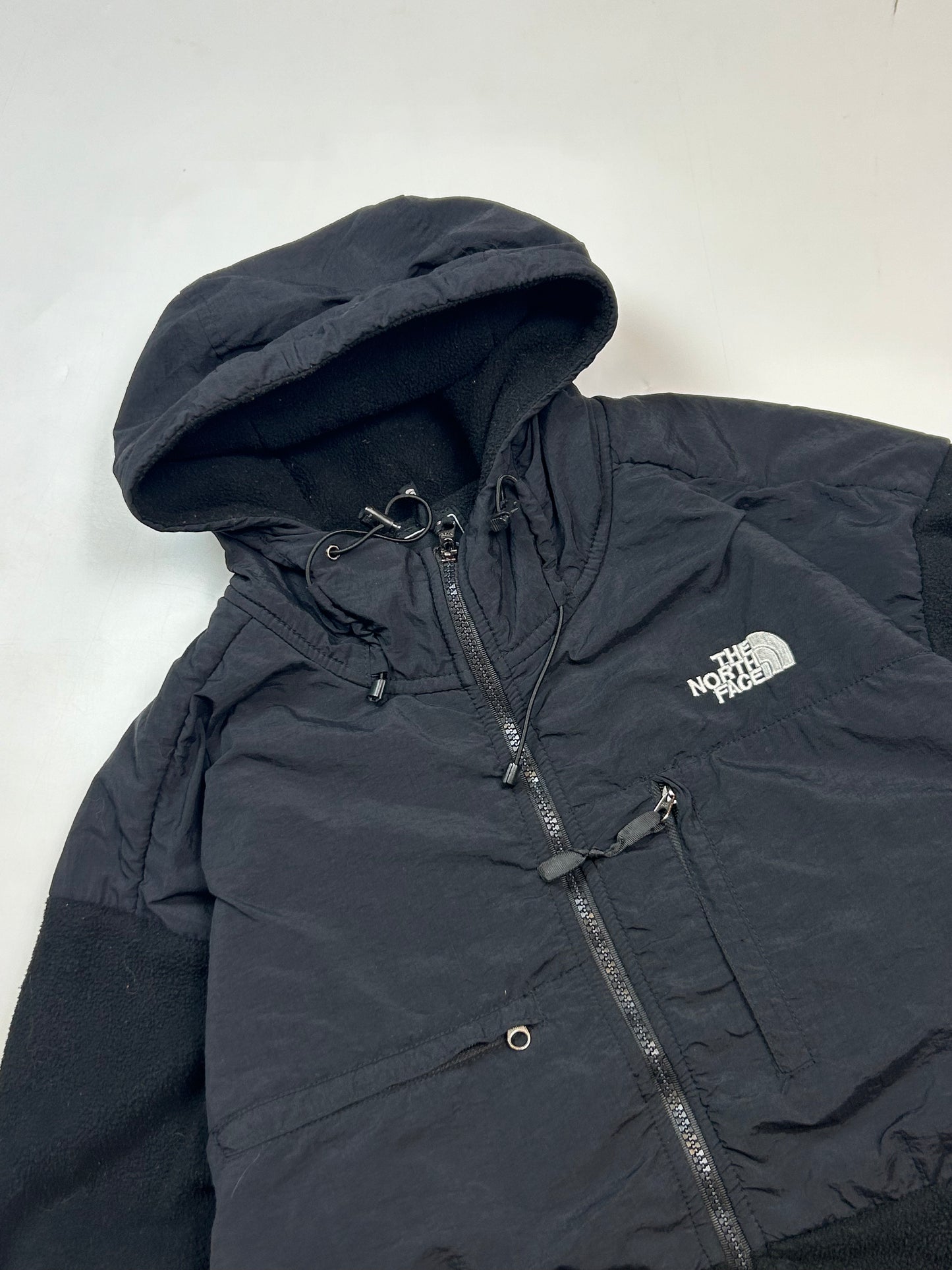 The North Face hooded denali fleece (L)