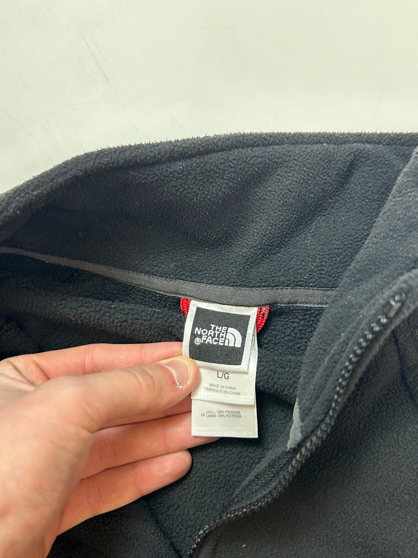 The North Face zip up fleece (L)