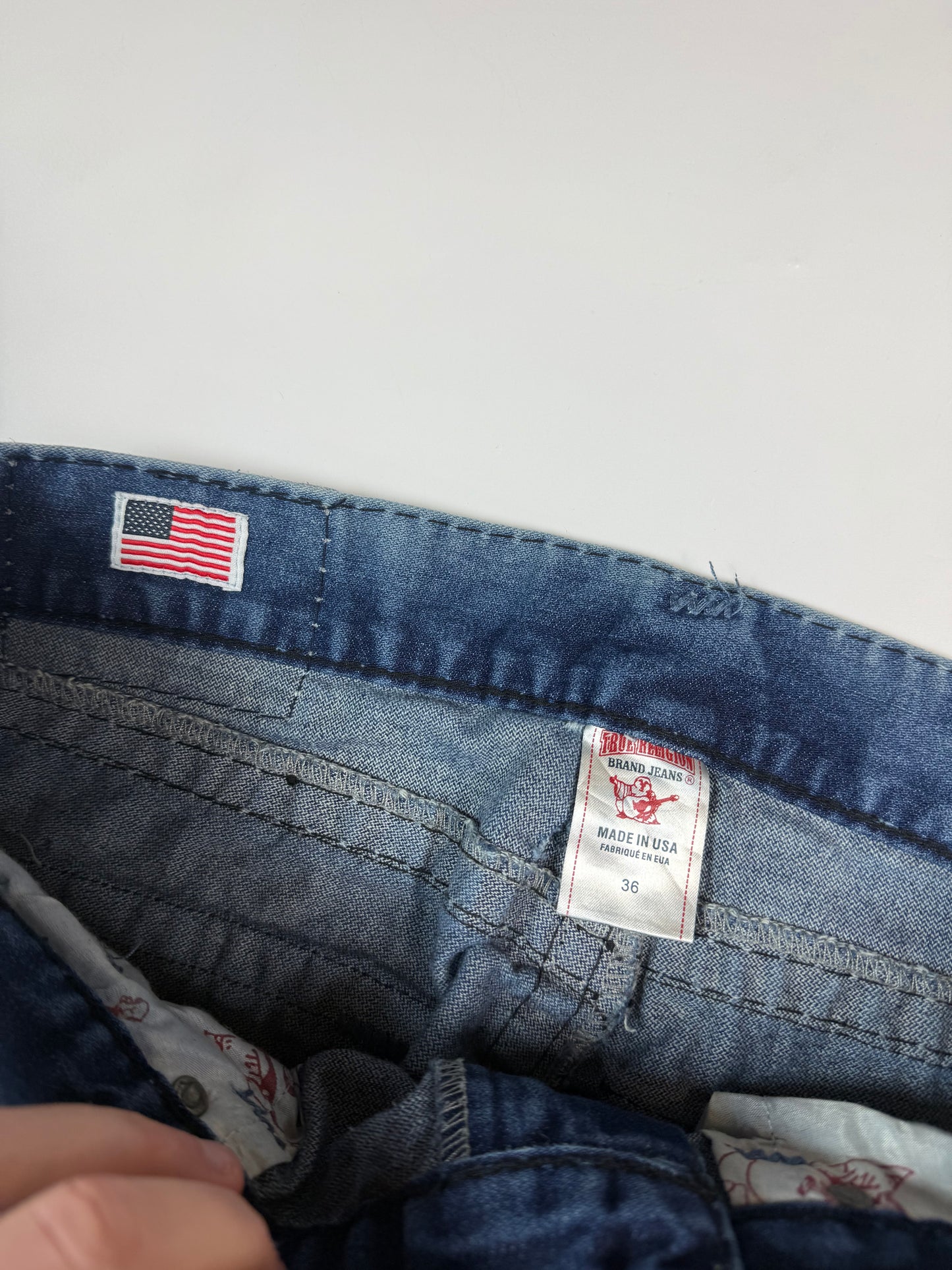 Vintage Y2K True Religion baggy jeans (W36)