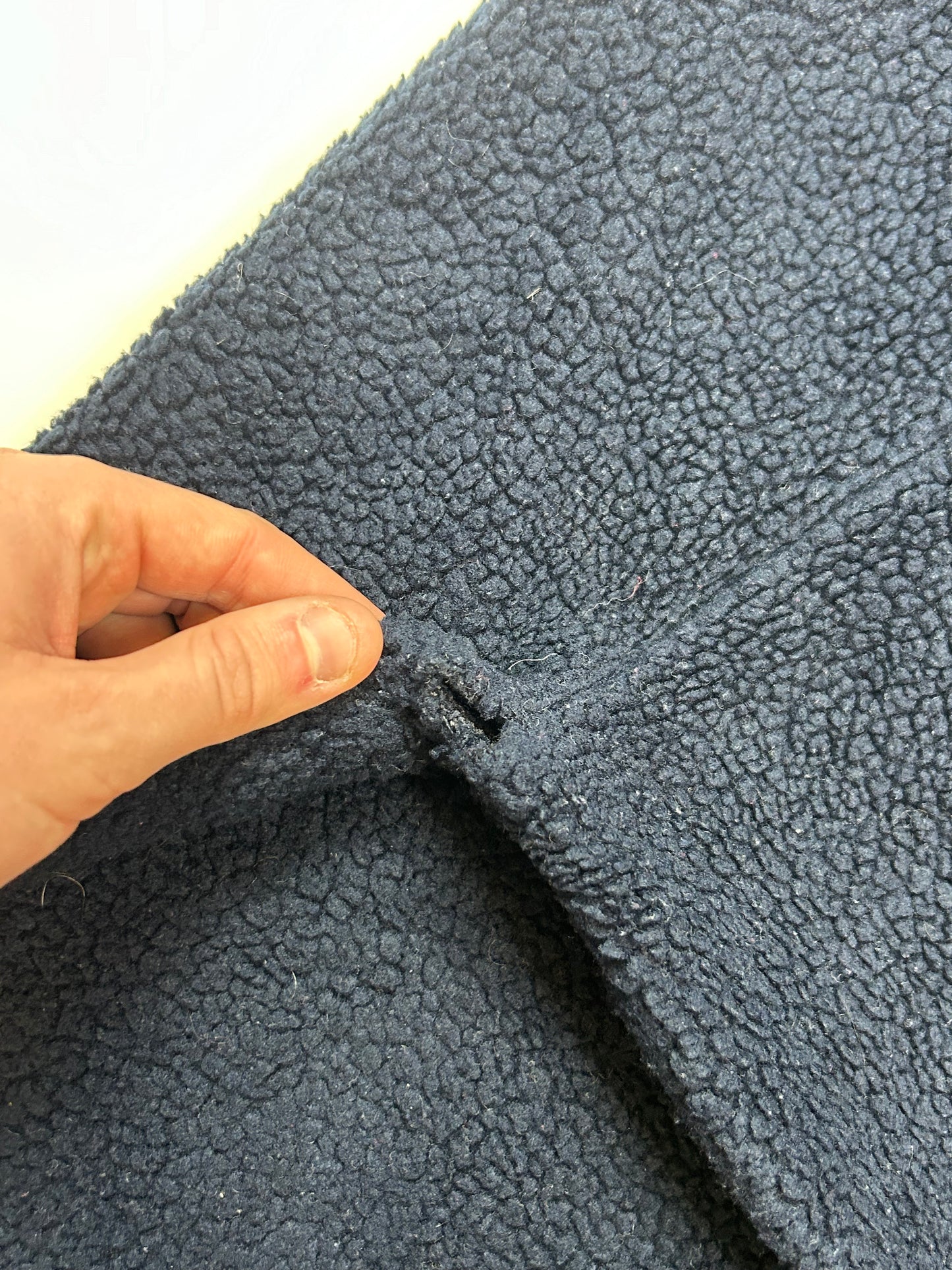 Vintage North Sails deep pile quarter zip fleece (M)