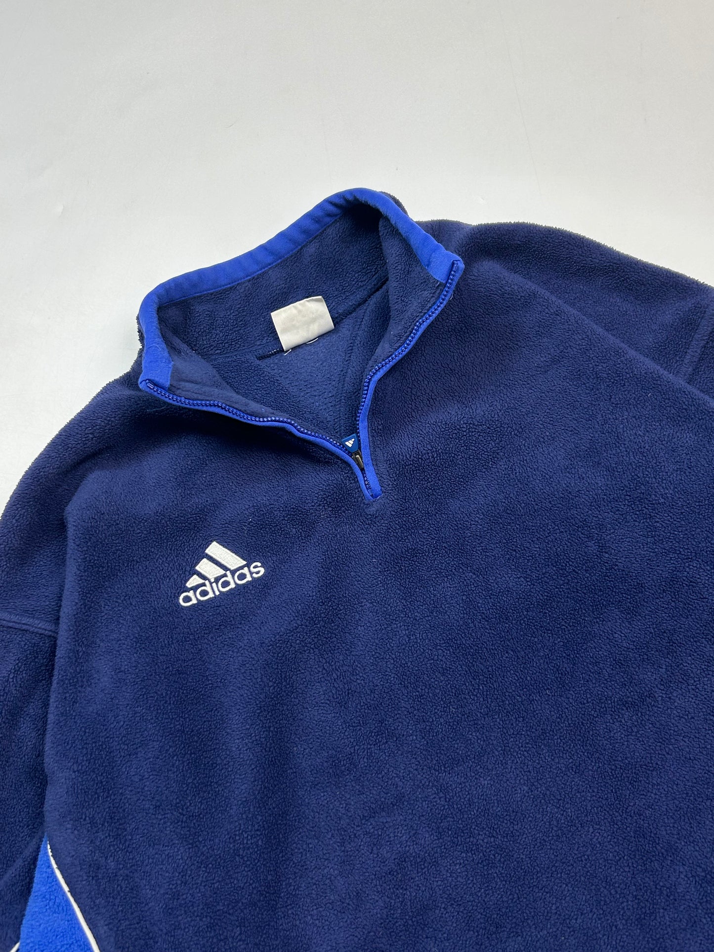 Vintage 90s Adidas quarter zip fleece (XL)