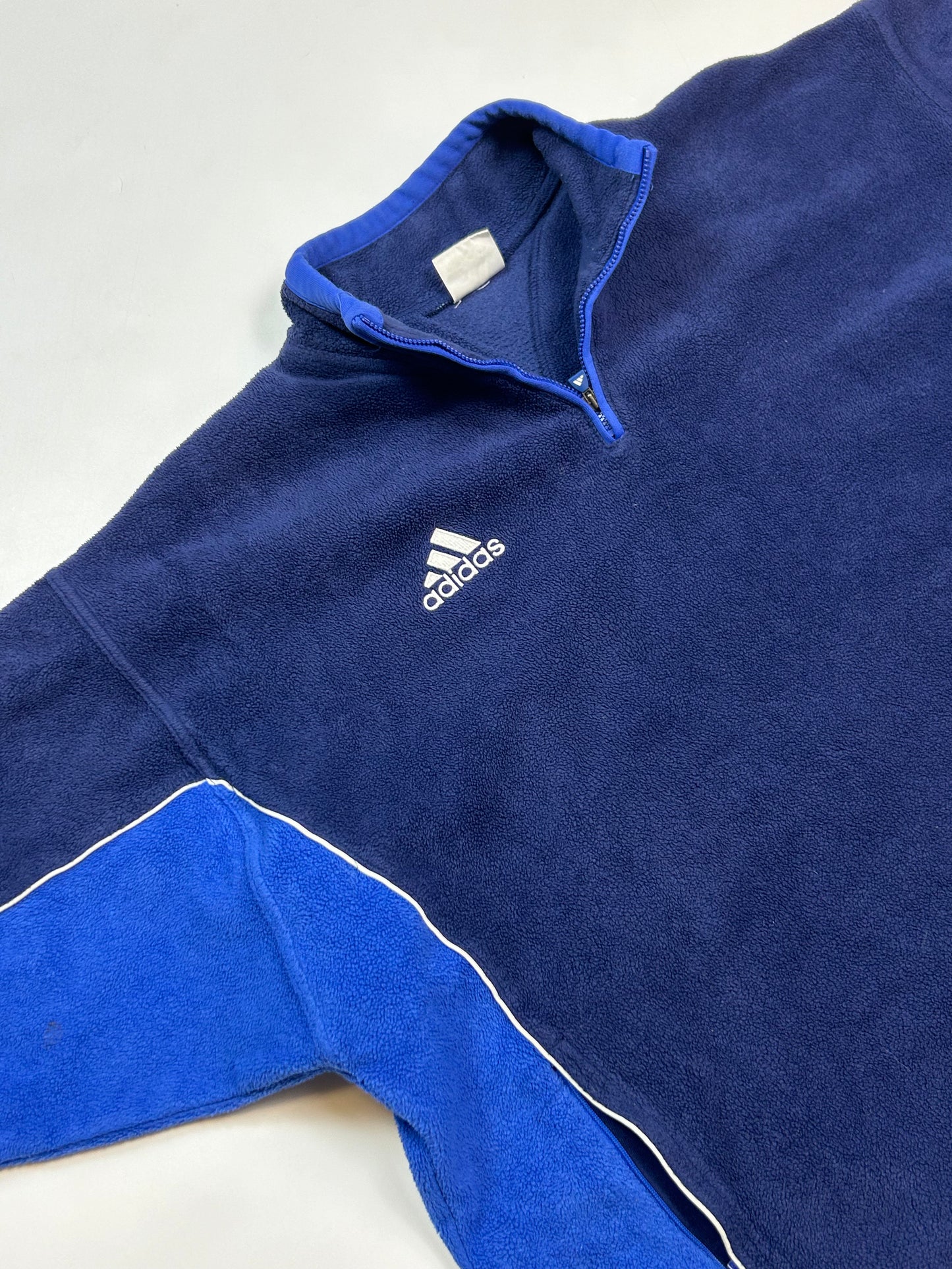 Vintage 90s Adidas quarter zip fleece (XL)