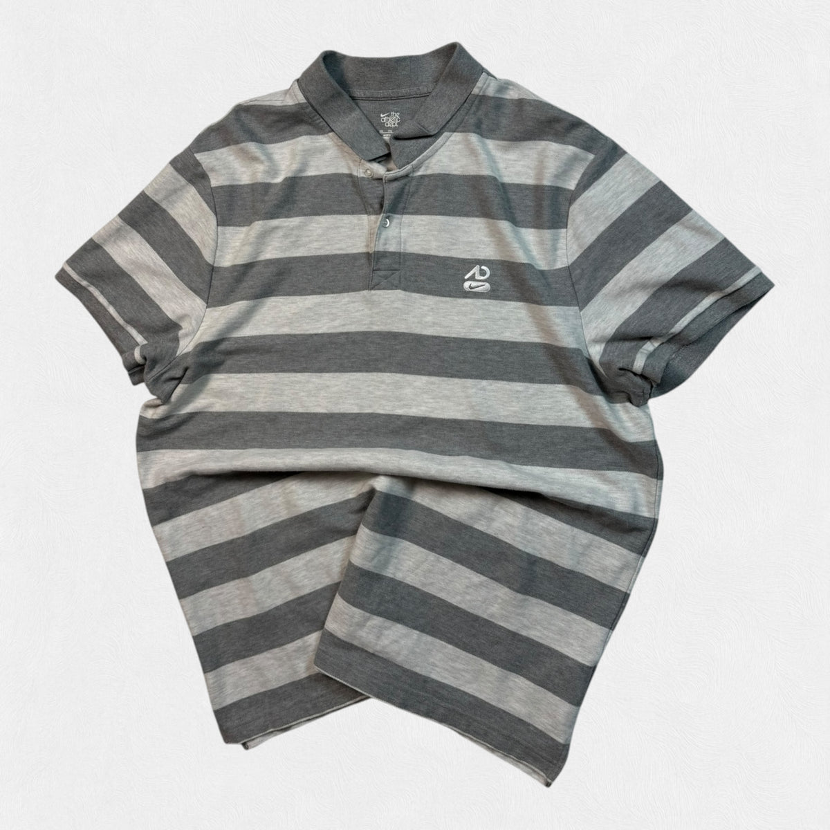 Nike athletic dept striped polo shirt (XL)