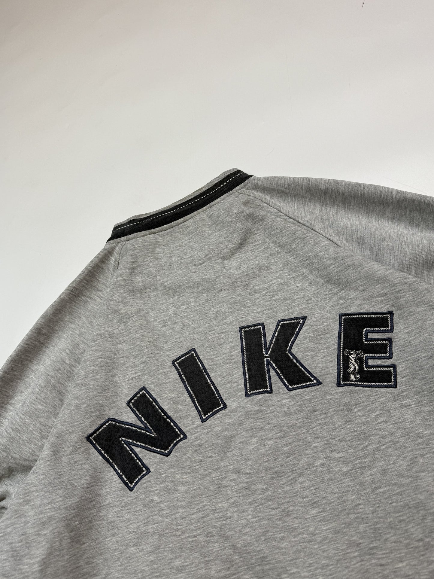 Vintage Nike spell out full zip sweatshirt (M)