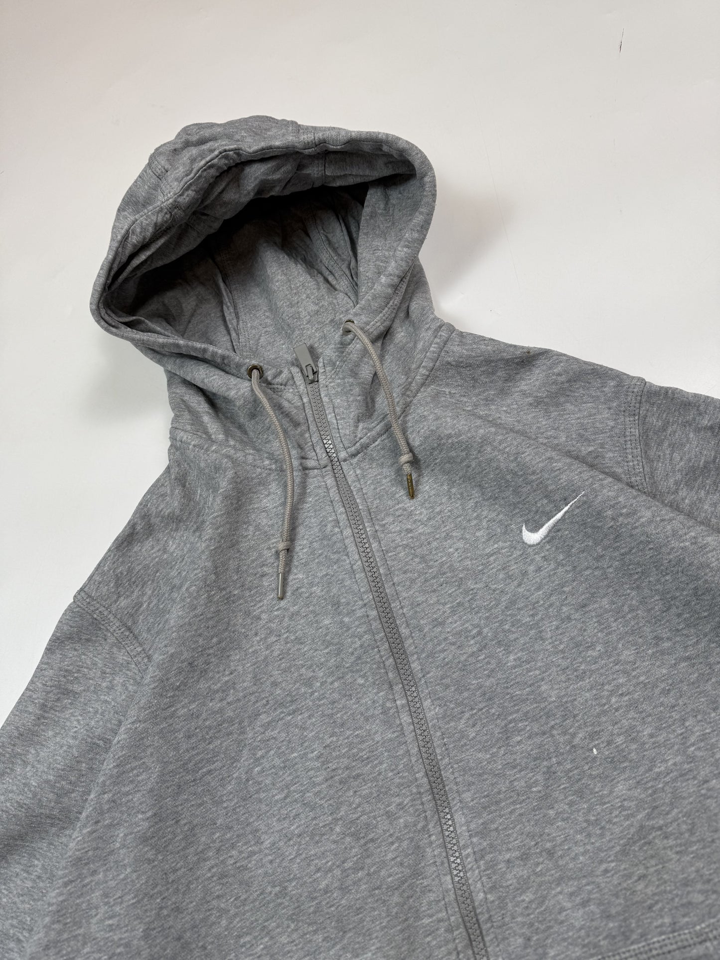 Vintage Nike mini swoosh zip up hoodie (L)