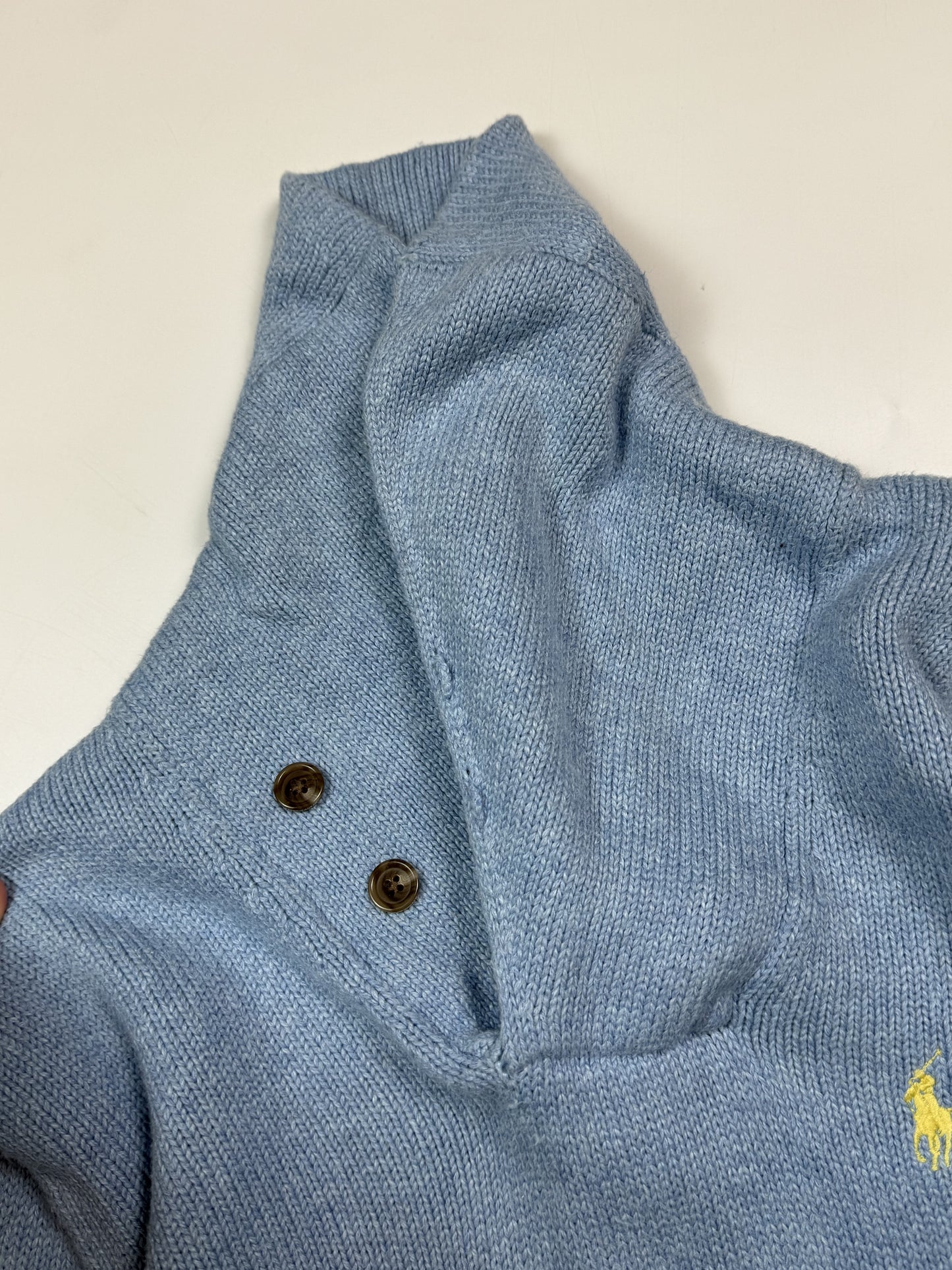 Polo Ralph Lauren shawl neck knit sweater (S)