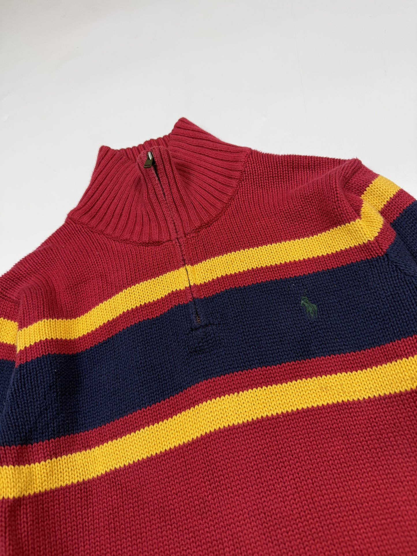 Polo Ralph Lauren quarter zip knit sweater (M)