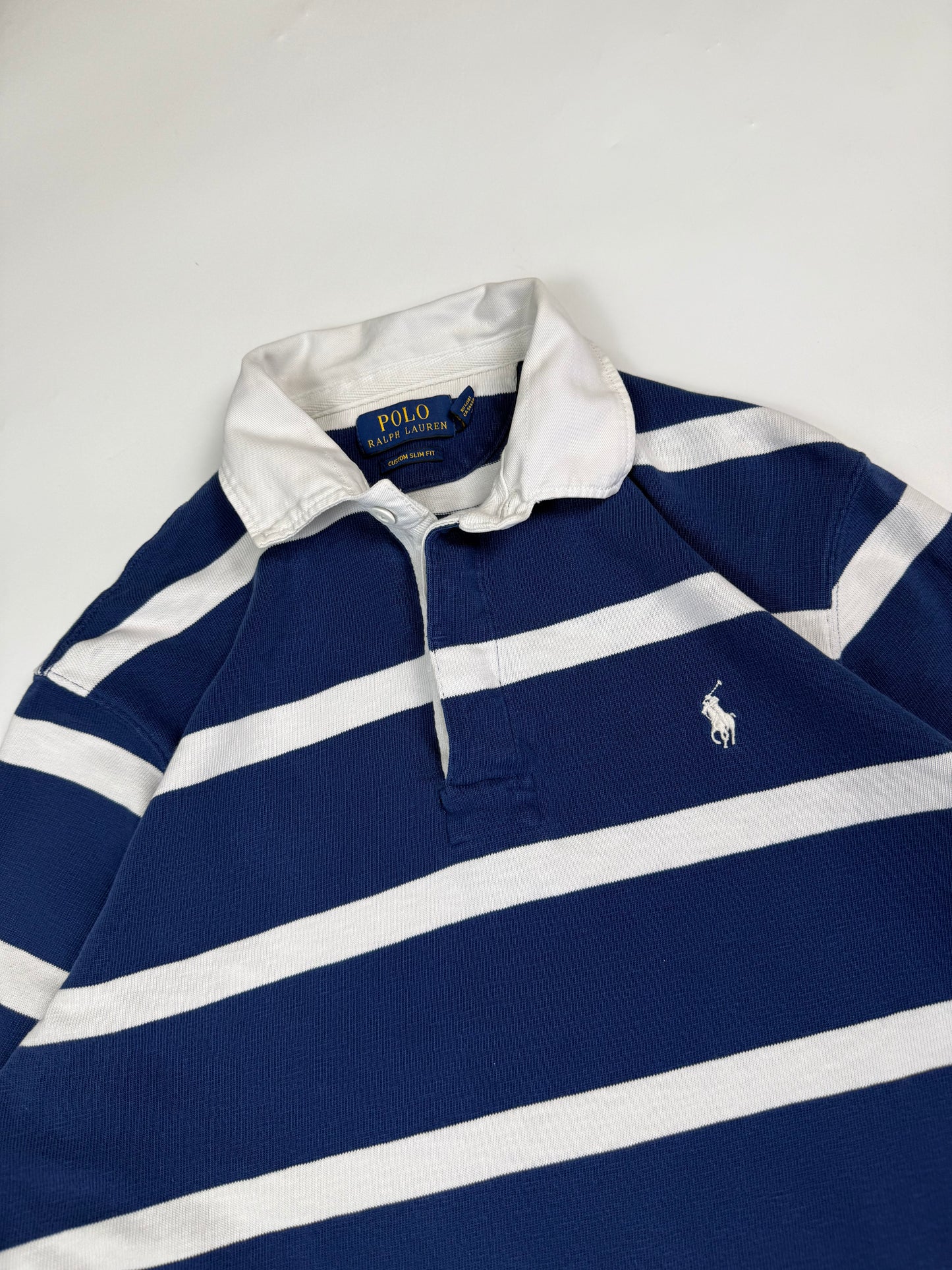 Polo Ralph Lauren striped rugby polo shirt (M)