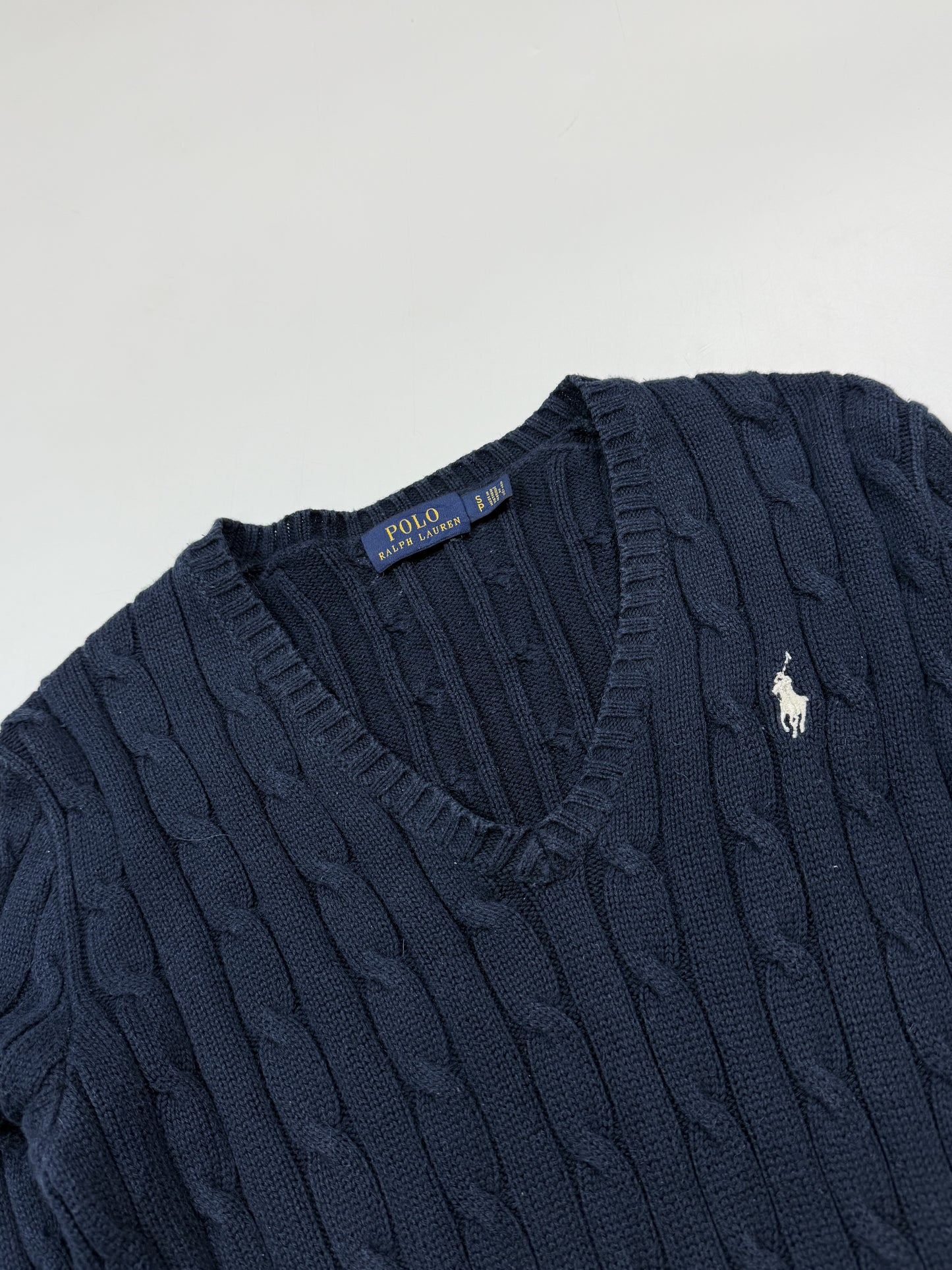 Polo Ralph Lauren cable knit sweater (S)