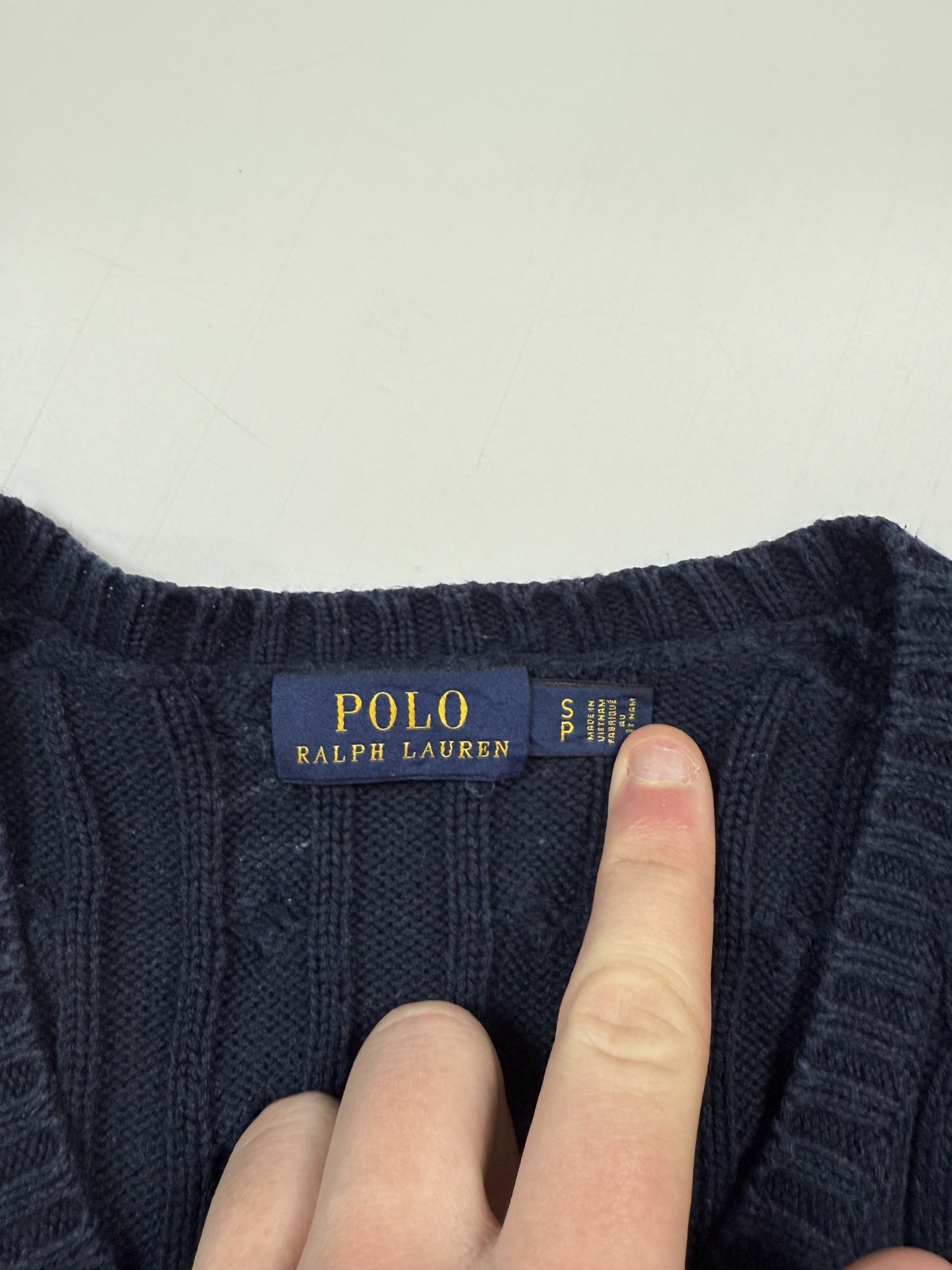 Polo Ralph Lauren cable knit sweater (S)