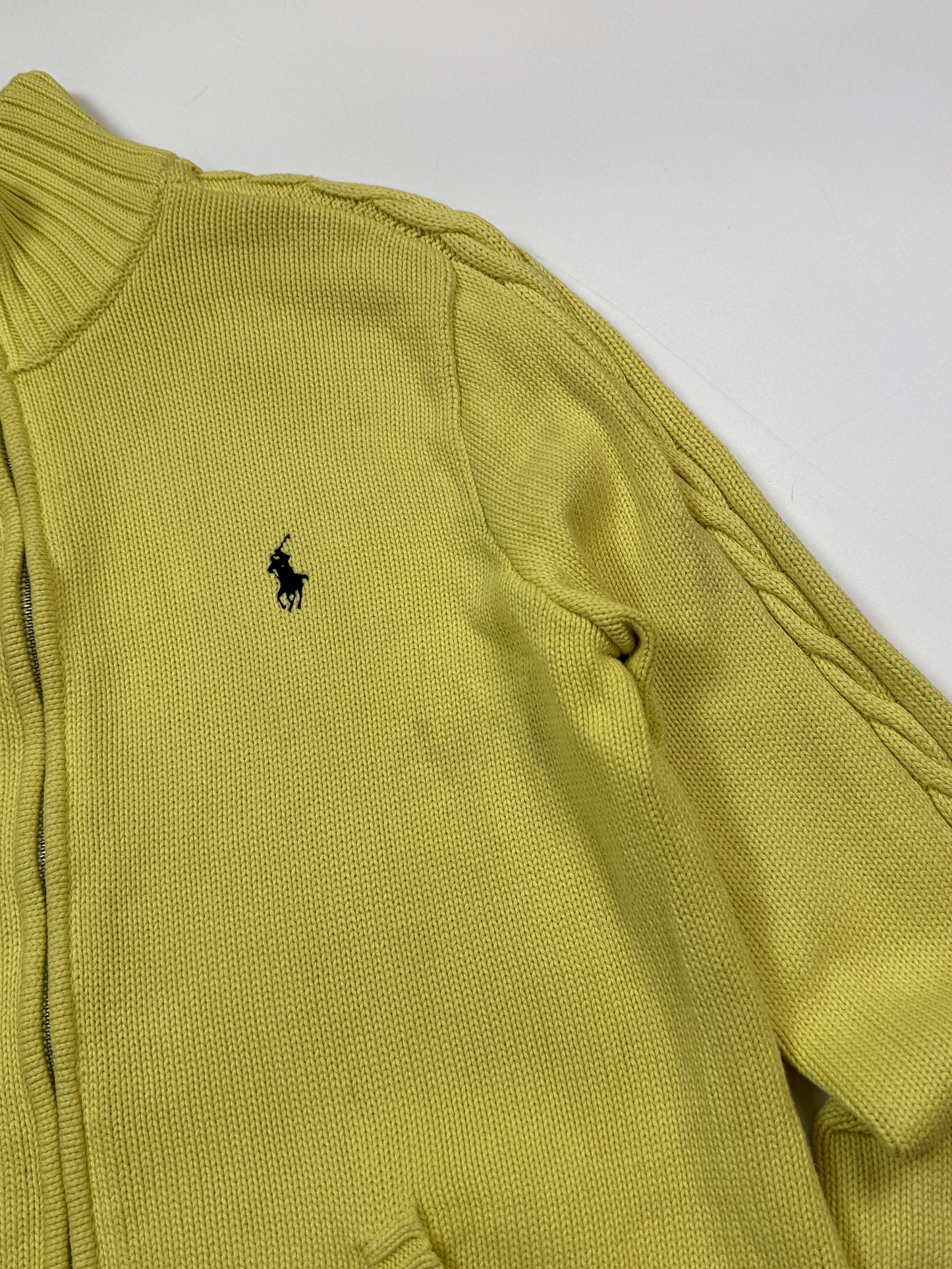 Ralph Lauren sport full zip knit sweater (XL)