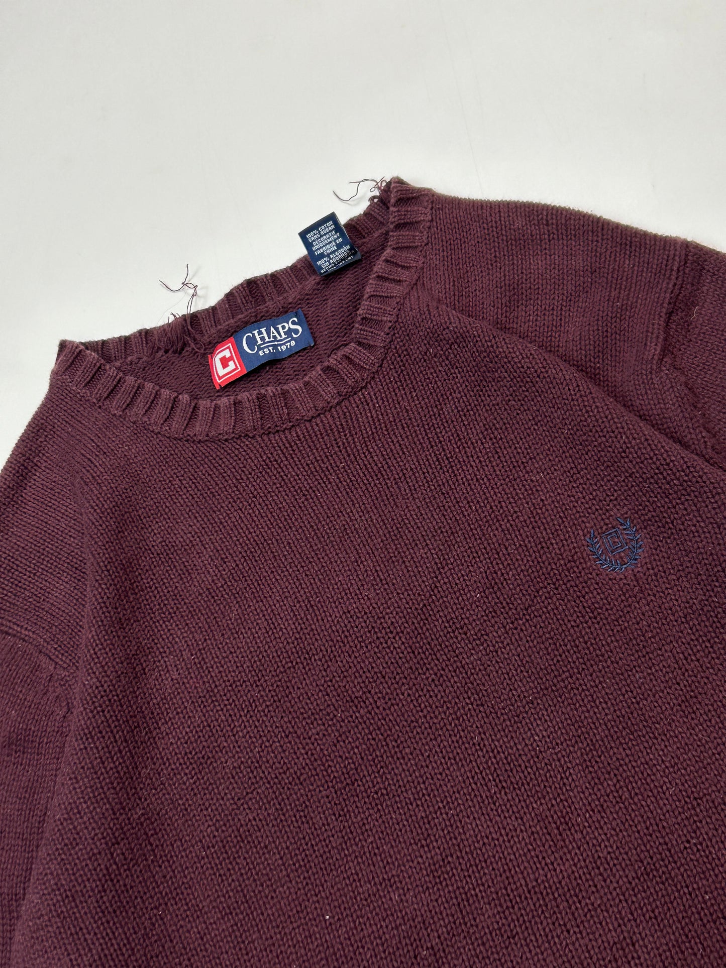 Vintage Chaps knit sweater (M)