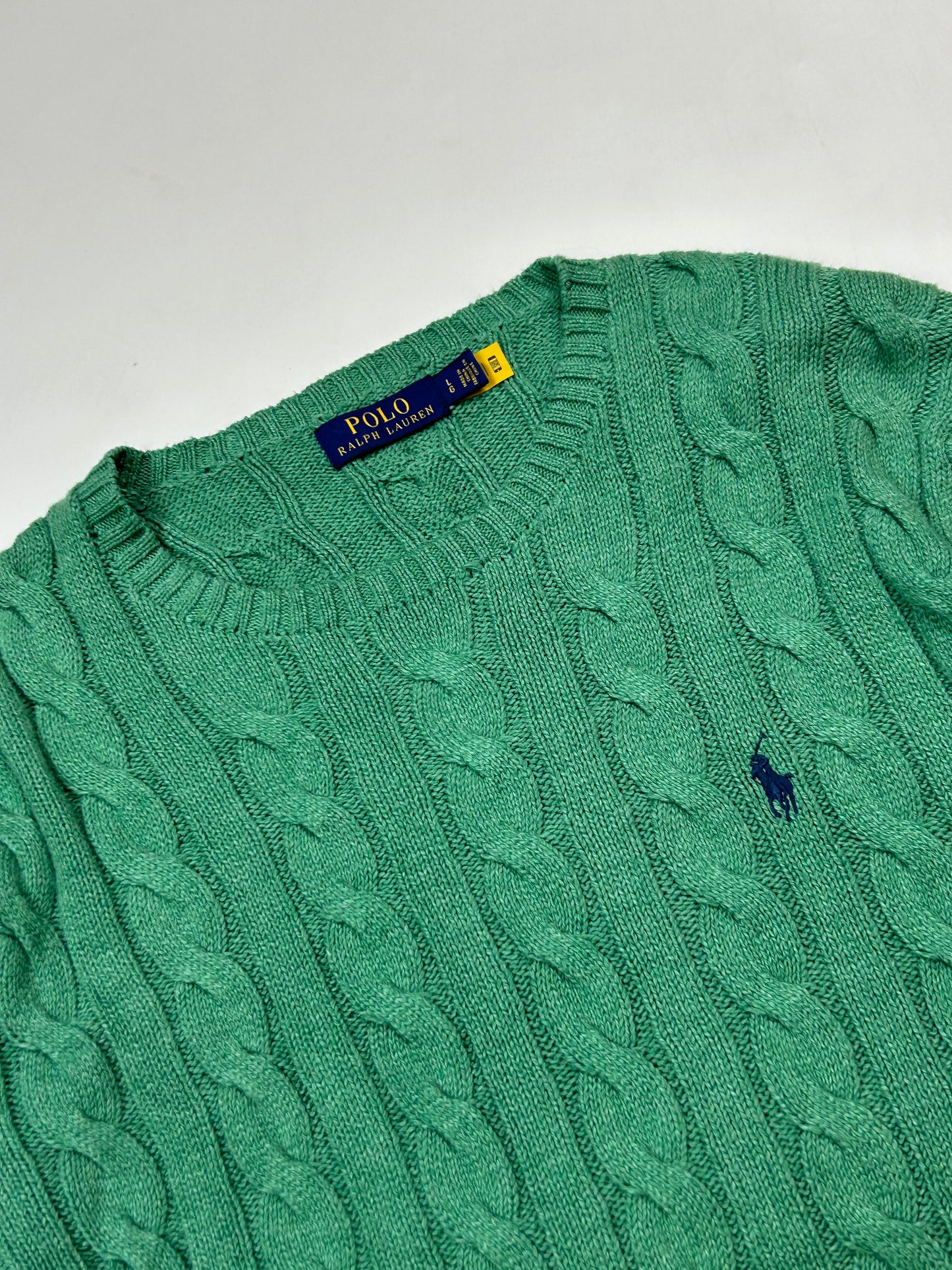 Polo Ralph Lauren cable knit sweater (L)
