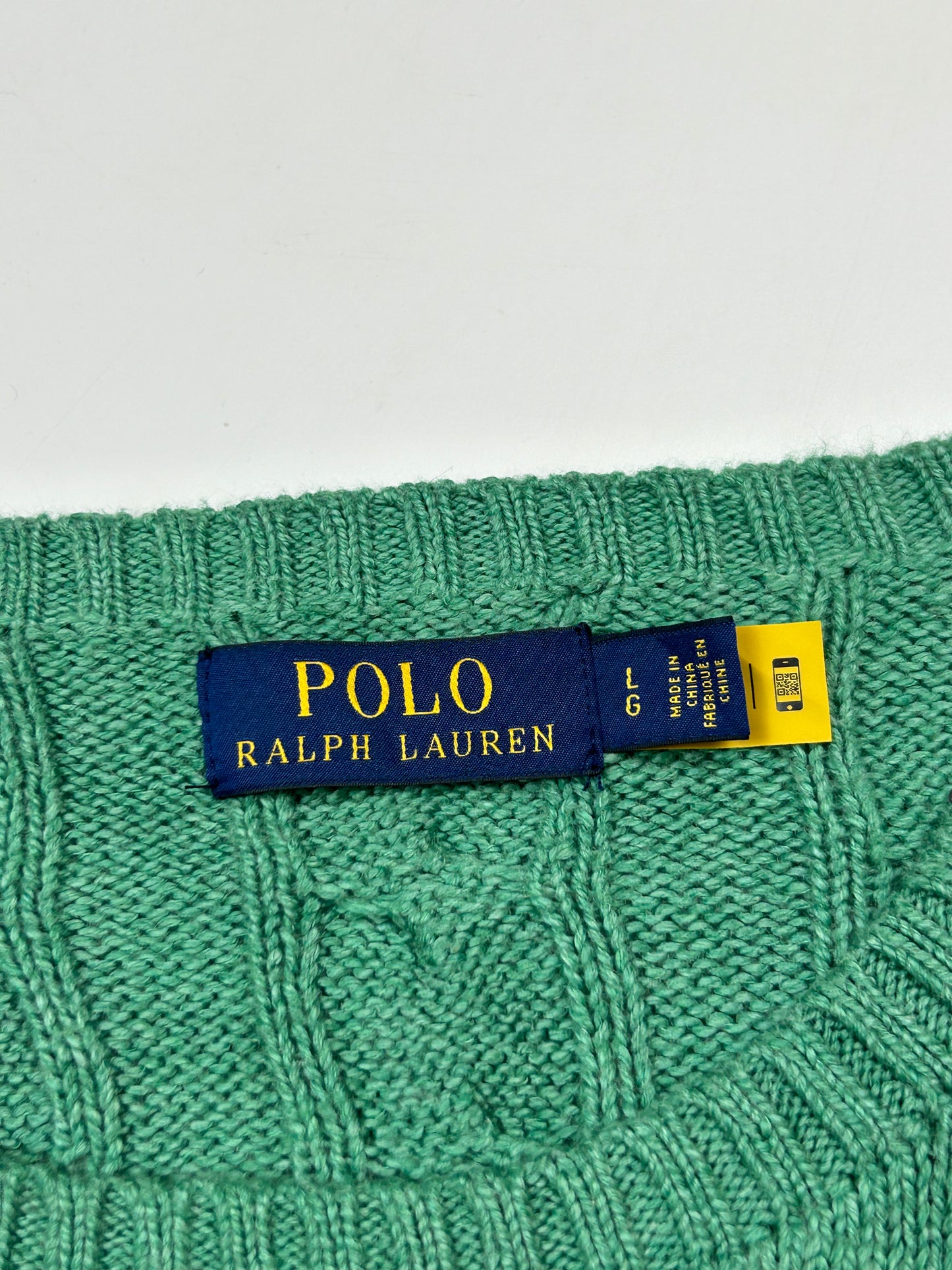 Polo Ralph Lauren cable knit sweater (L)