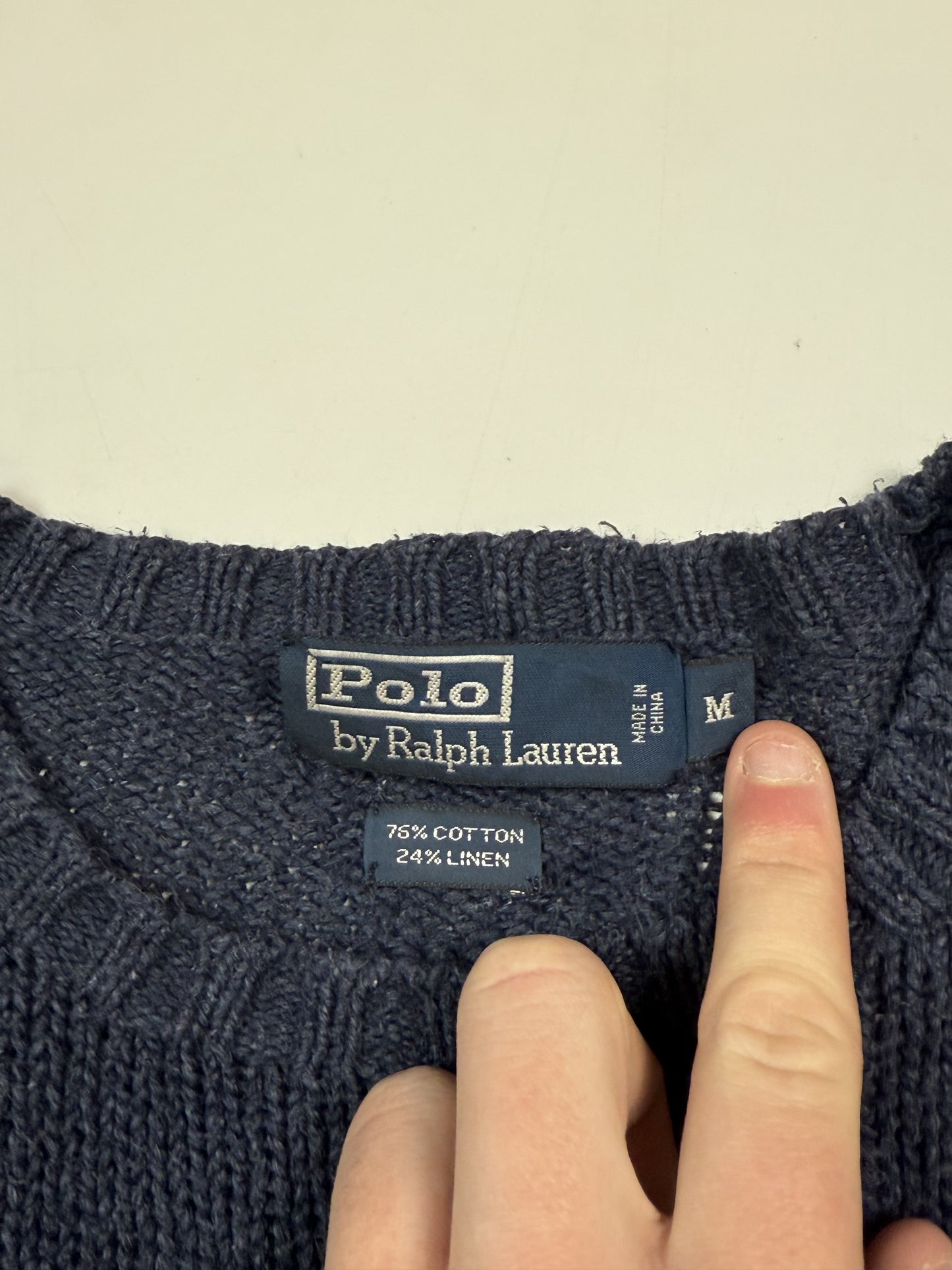 Vintage 90s Polo Ralph Lauren knit sweater (M)
