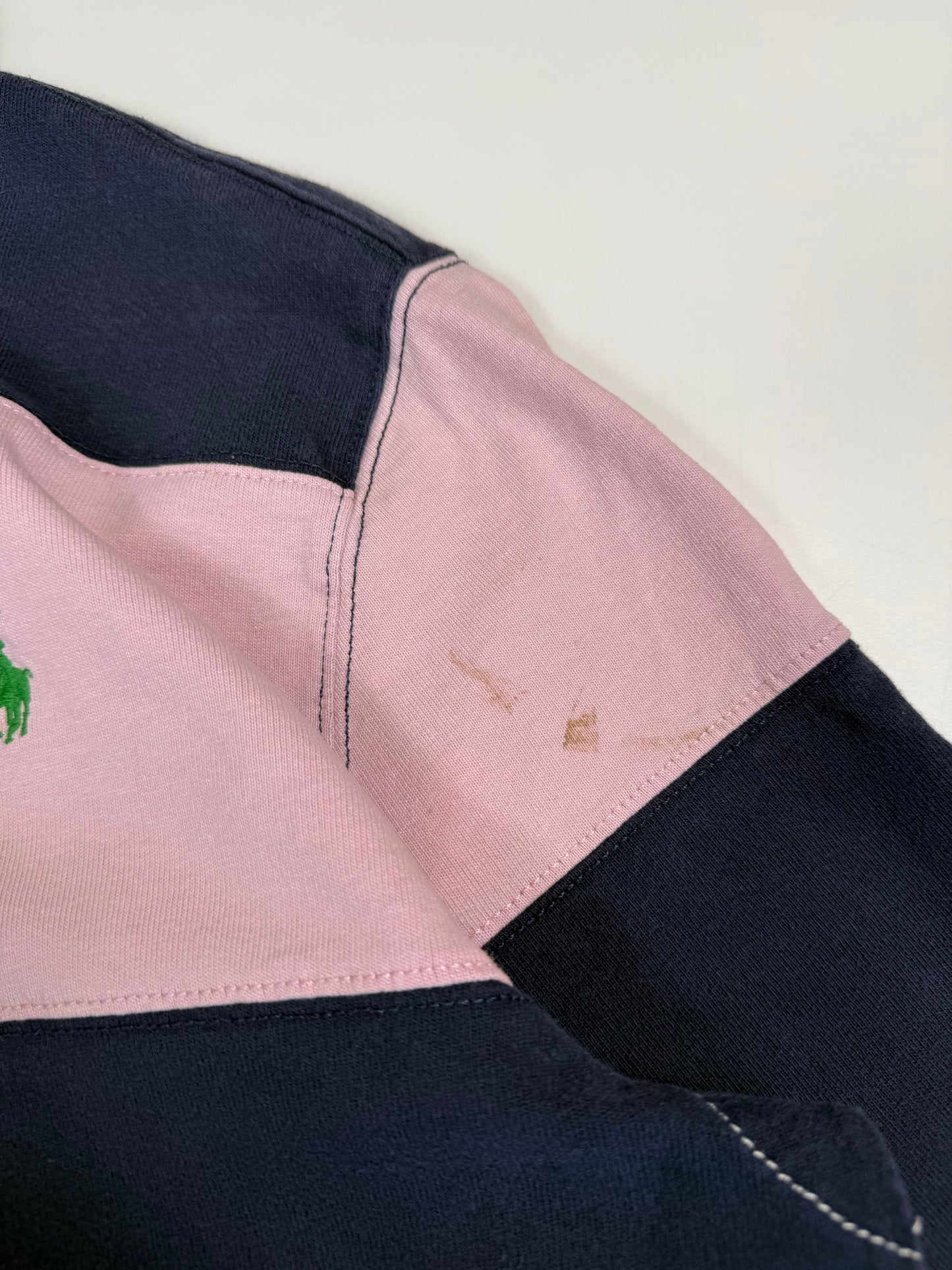 Vintage Polo Ralph Lauren striped rugby polo shirt (M)