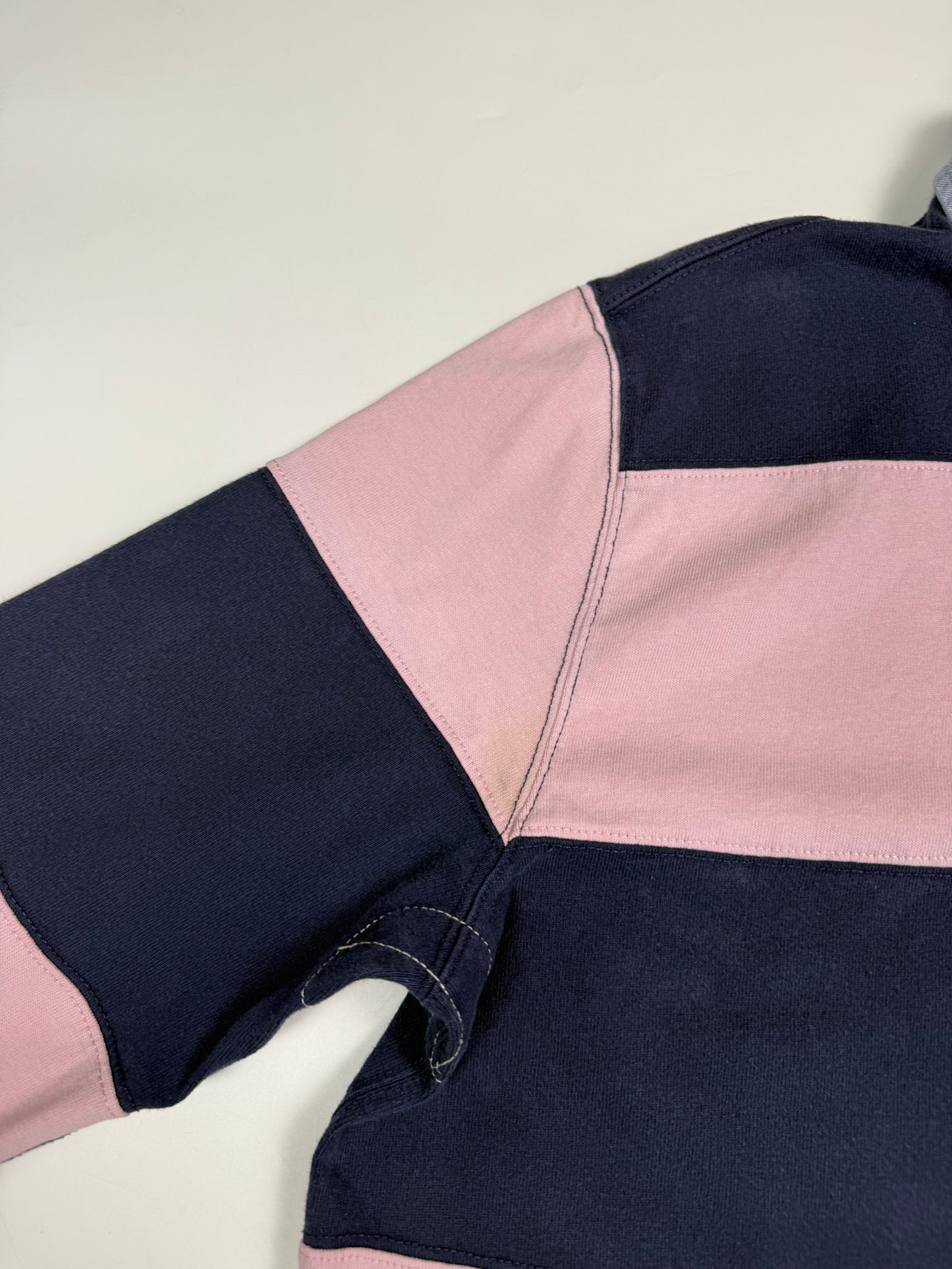 Vintage Polo Ralph Lauren striped rugby polo shirt (M)
