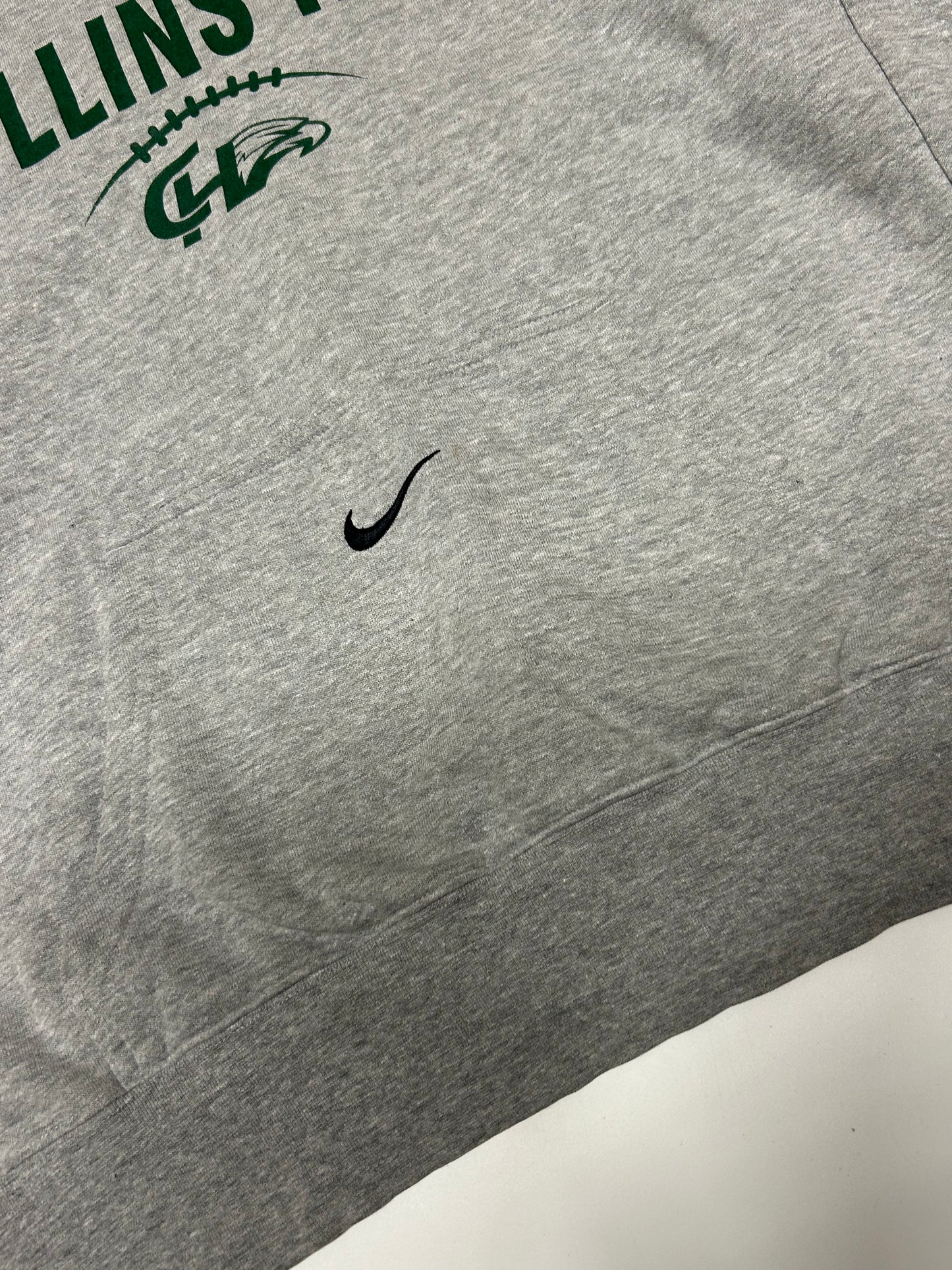 Vintage Nike centre swoosh college hoodie (L)