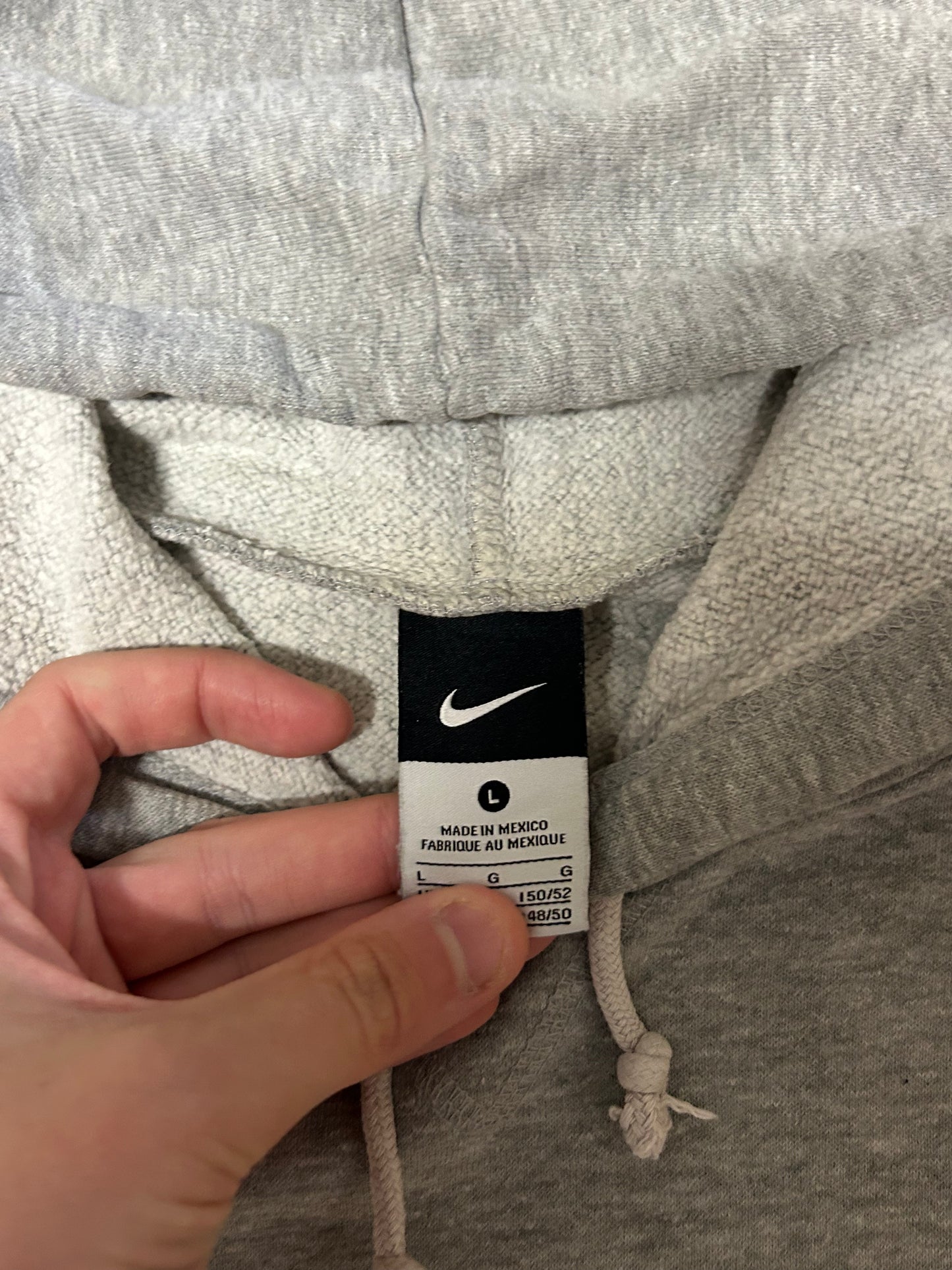 Vintage Nike centre swoosh college hoodie (L)